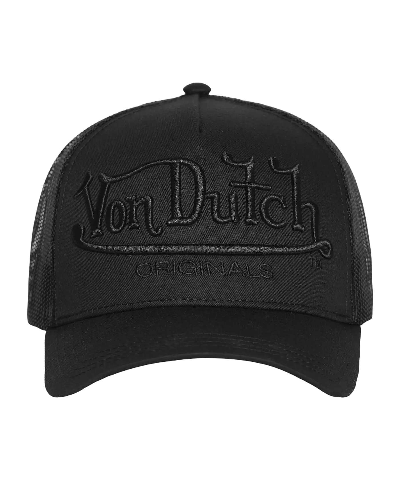Von Dutch Baseball Cap Schwarz - schwarz