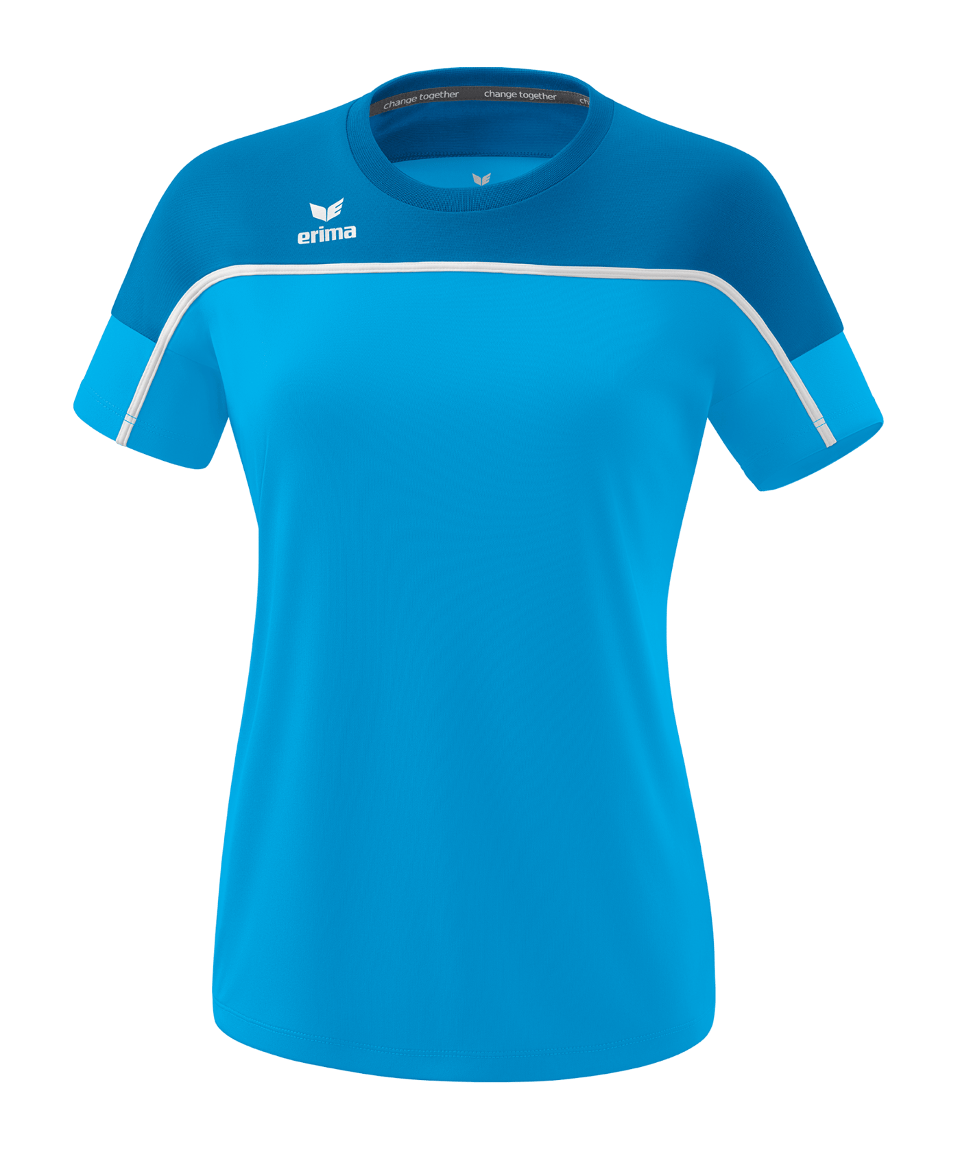 Erima Change By T-Shirt Damen Blau - blau