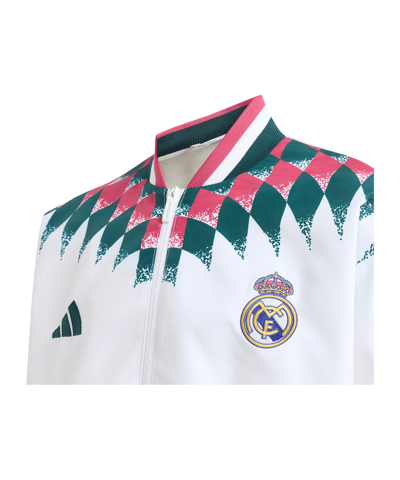adidas Real Madrid Stadium Track Jacke Kids Weiß - weiss