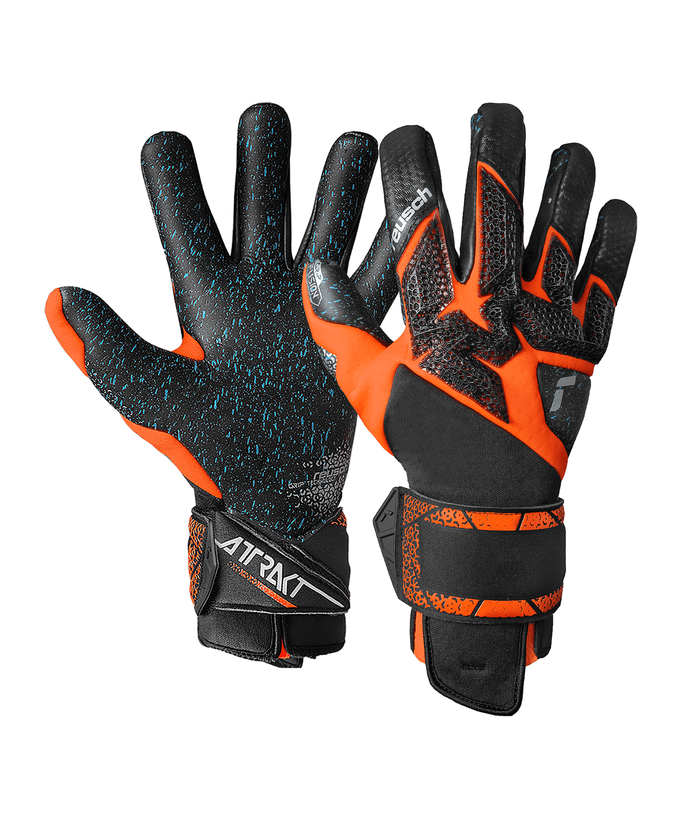 Reusch Attrakt Fusion Carbon TW-Handschuhe F7784 - schwarz