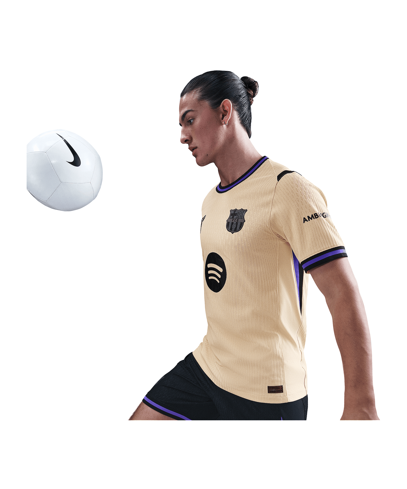 Nike FC Barcelona Authentic Trikot Away 2025/2026 Gold F784 - gold