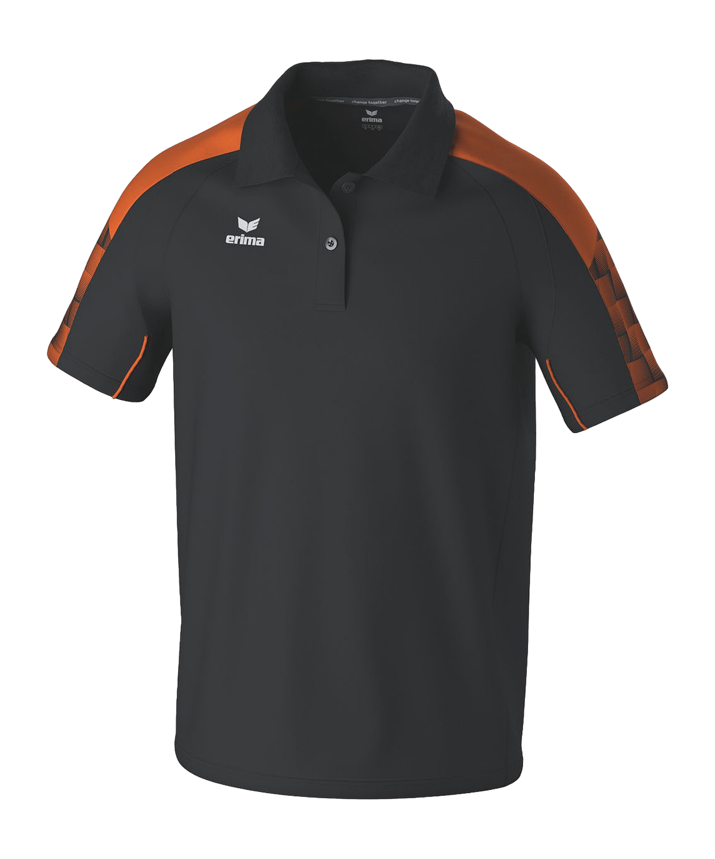 Erima Evo Star Polo Schwarz Fschwarzorange - schwarz