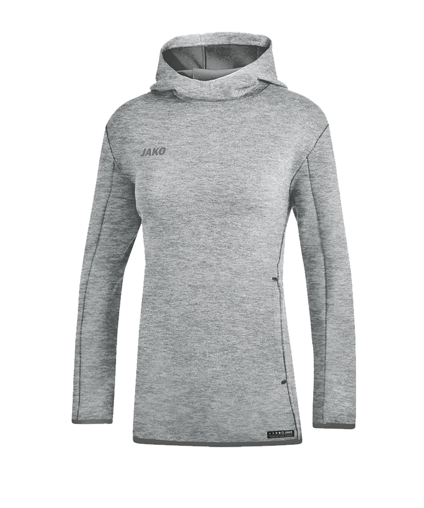 Jako Premium Basic Hoody Damen Grau F40 - grau