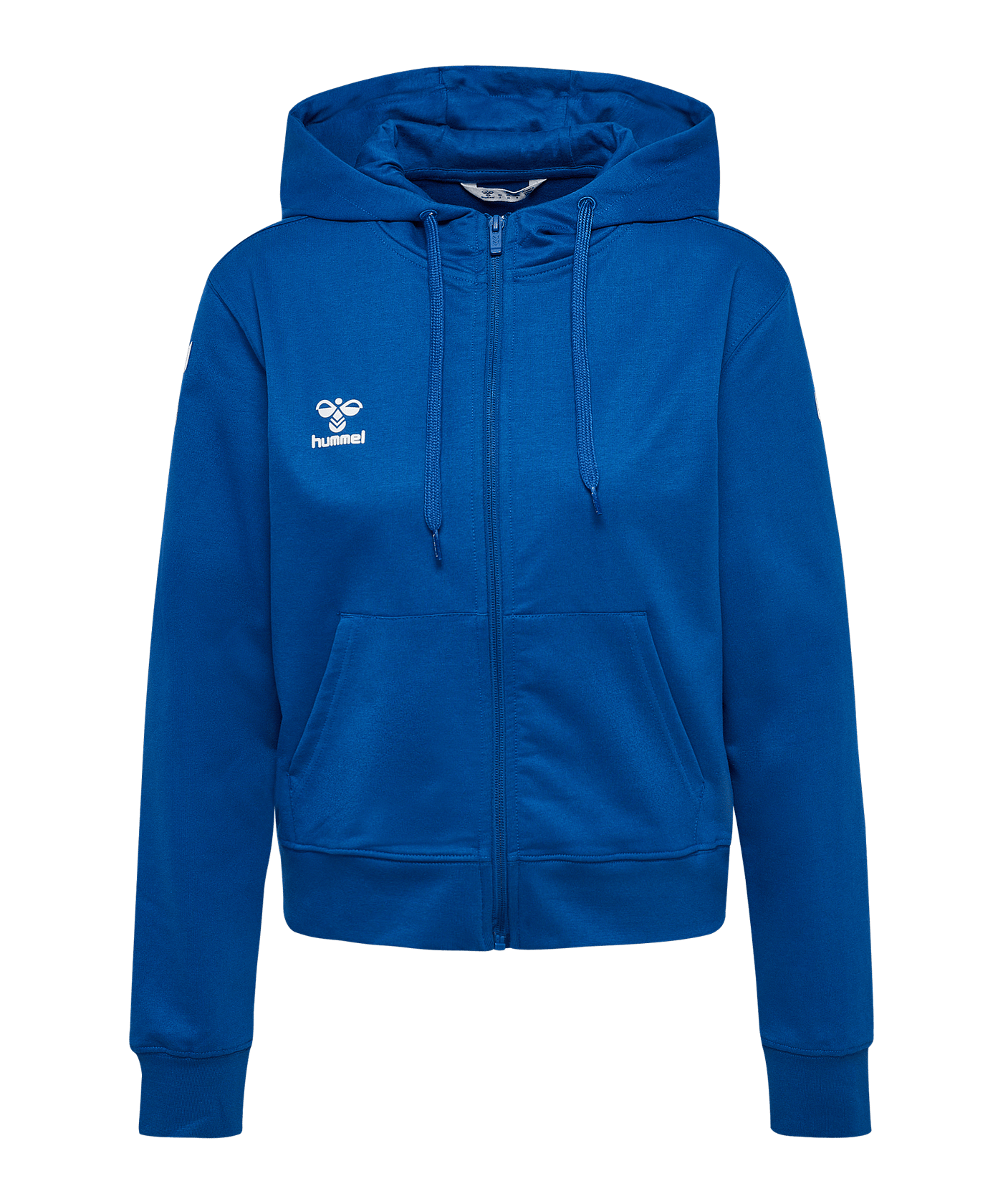 Hummel Go 2.0 Chevron Kapuzenjacke Damen Blau F7045 - blau