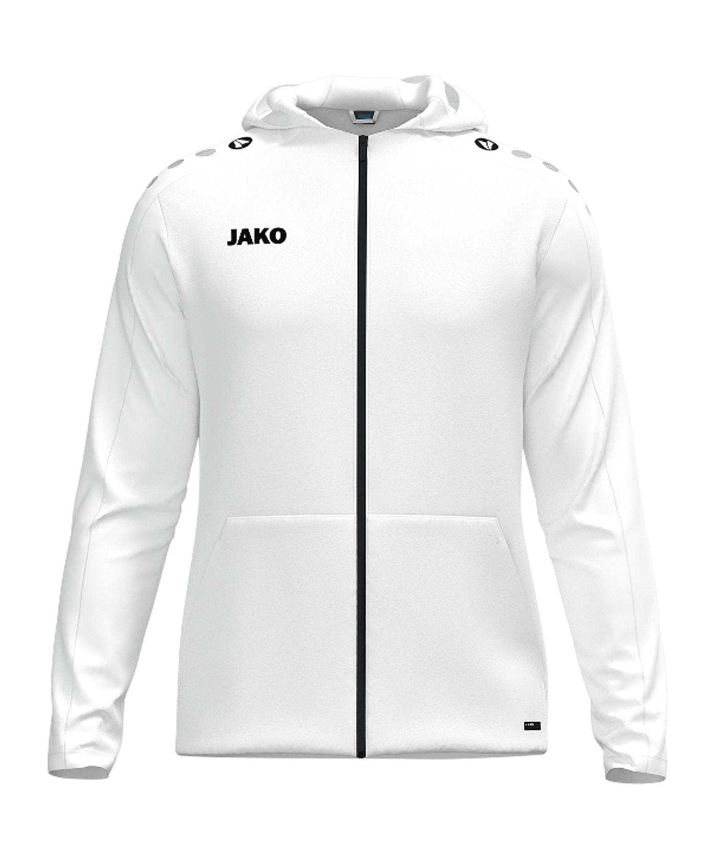 JAKO One Kapuzenjacke Kids Weiß F0 - weiss