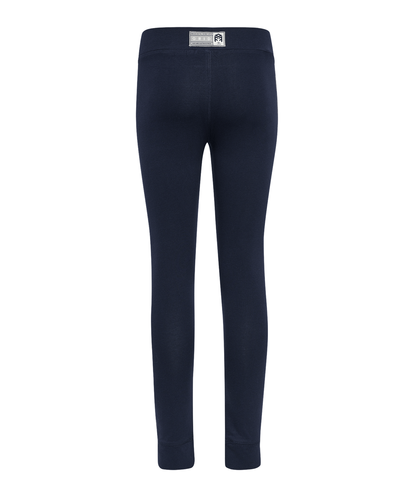 Hummel Move Grid Cotton Leggings Kids Blau F7026 - blau