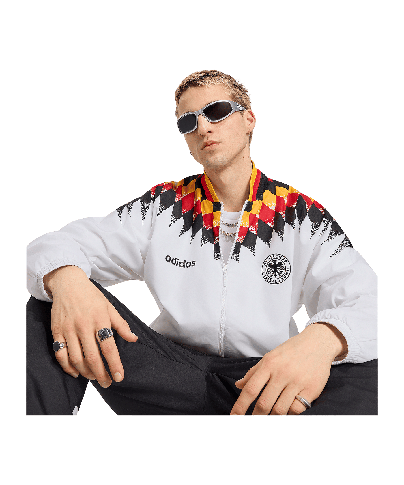 adidas DFB Deutschland Bringback 1994 Track Jacke Weiß - weiss