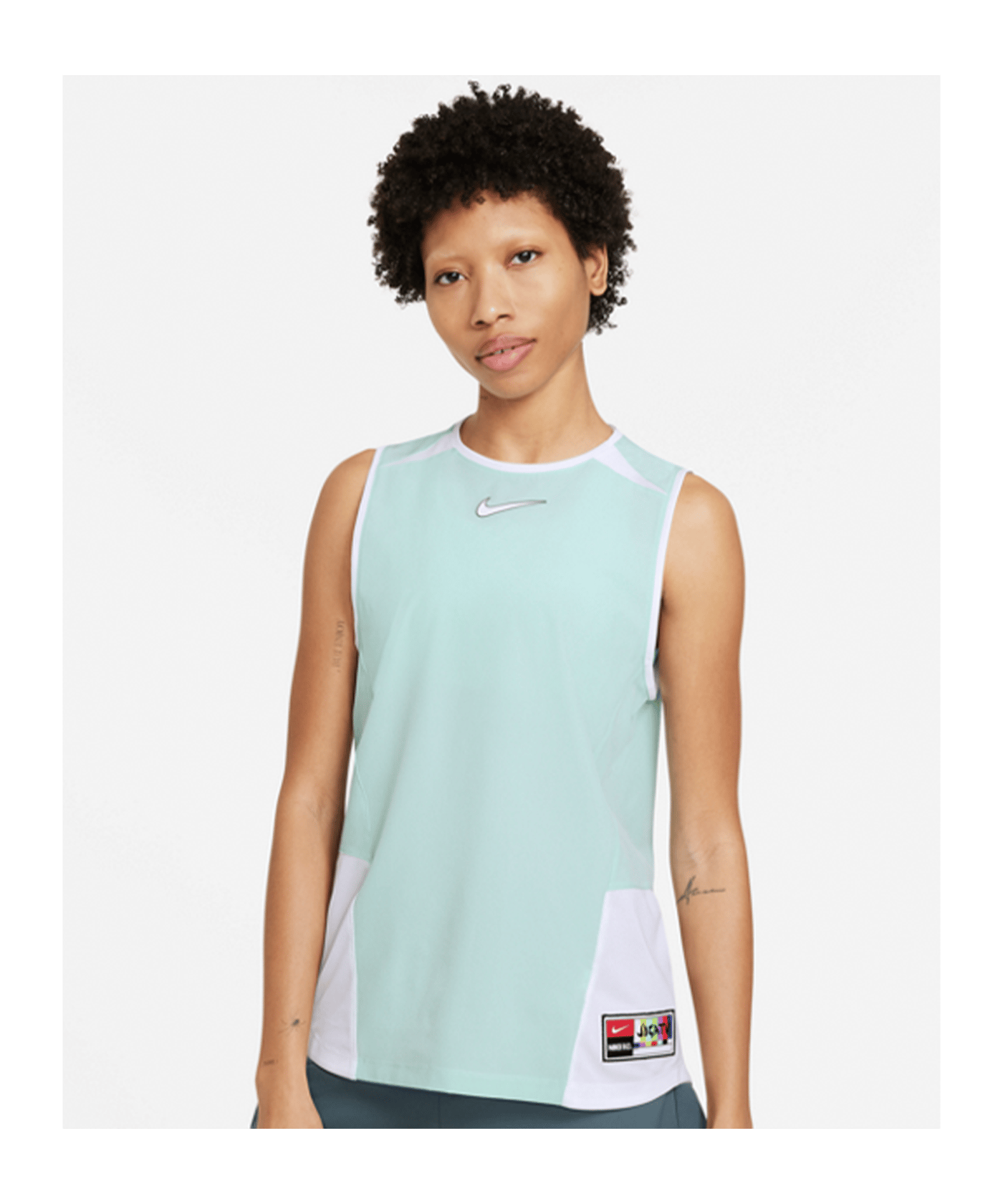 Nike F.C. Tanktop Damen Hellblau F382 - tuerkis