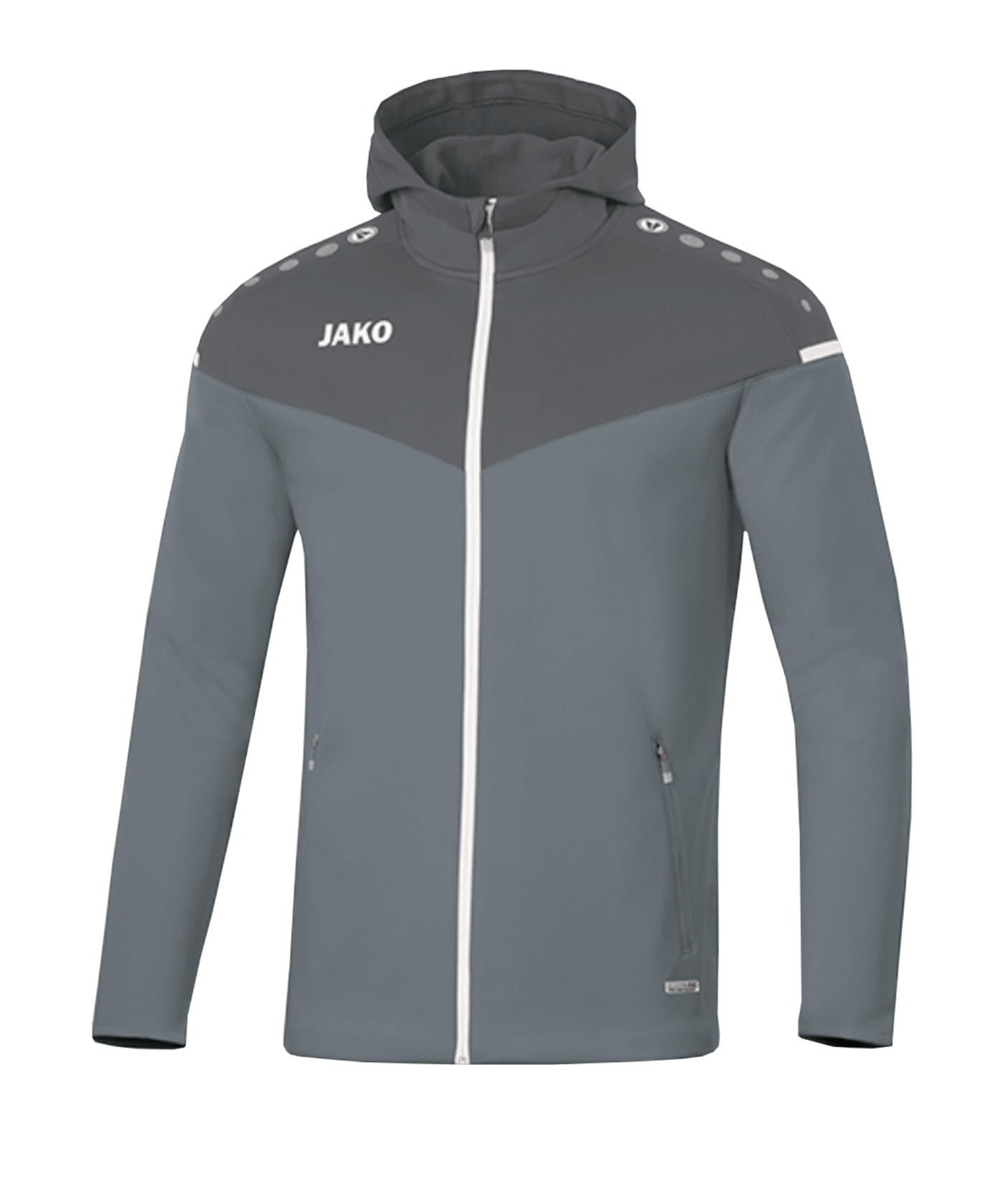 JAKO Champ 2.0 Kapuzenjacke Grau F40 - grau