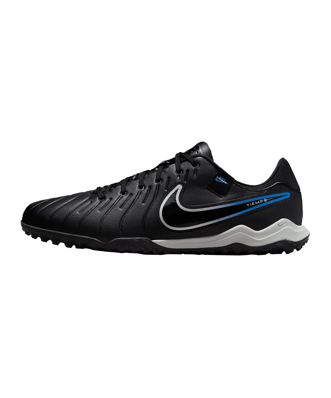 Nike Tiempo Legend X Academy TF Shadow Schwarz Silber Blau F040 - schwarz