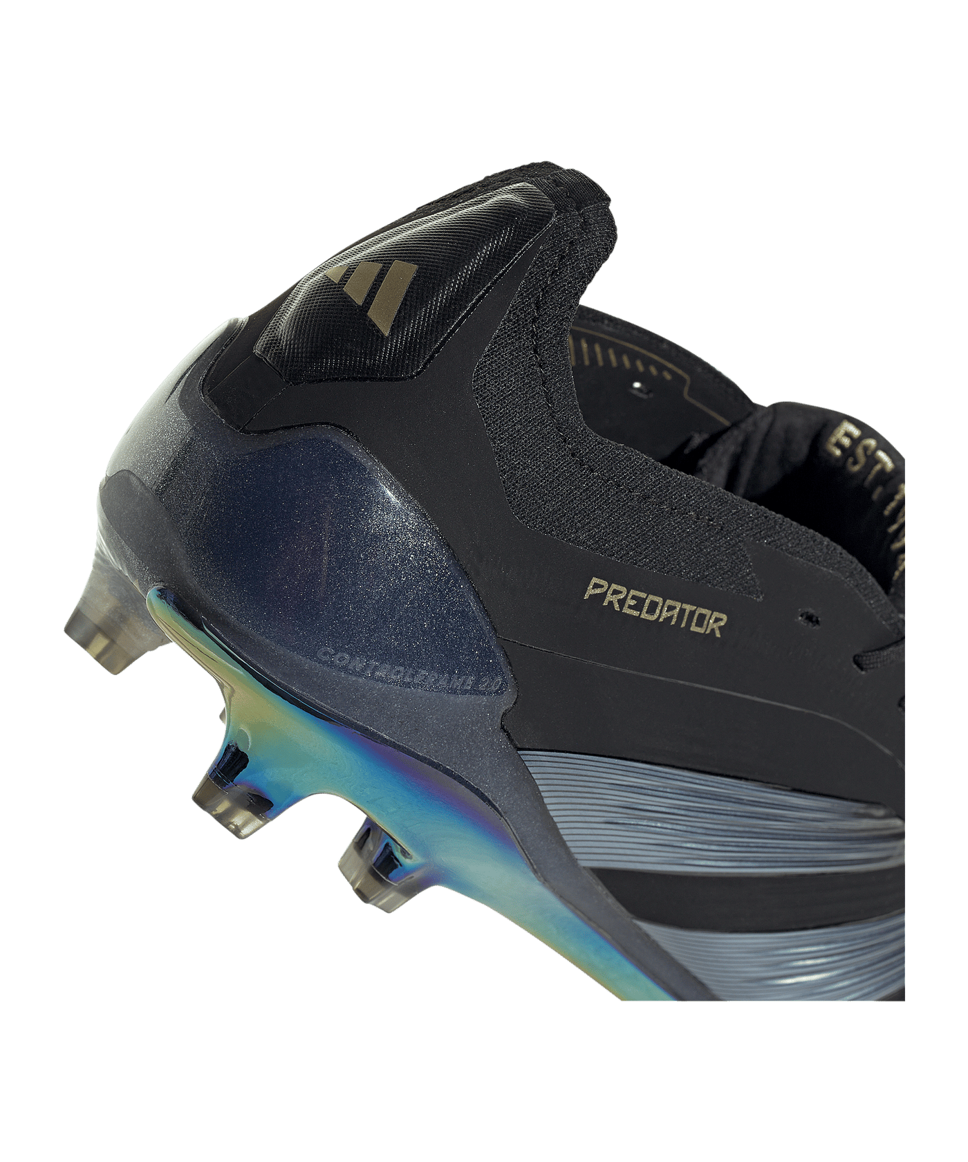 adidas Predator Elite FT FG Dark Spark Schwarz Grau - schwarz