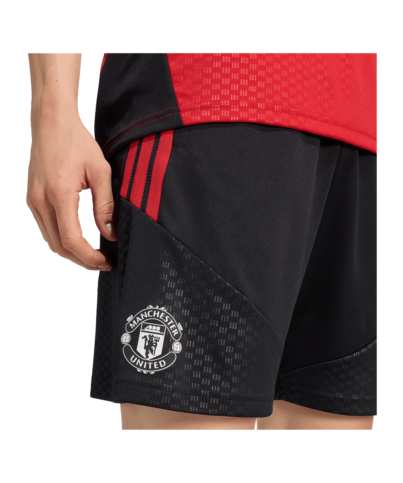 adidas Manchester United Tiro Short Schwarz - schwarz