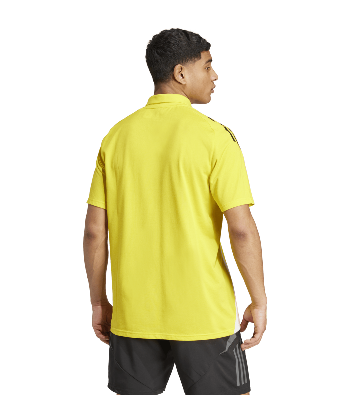 adidas Tiro 24 Competition Poloshirt Grau Weiss - gelb