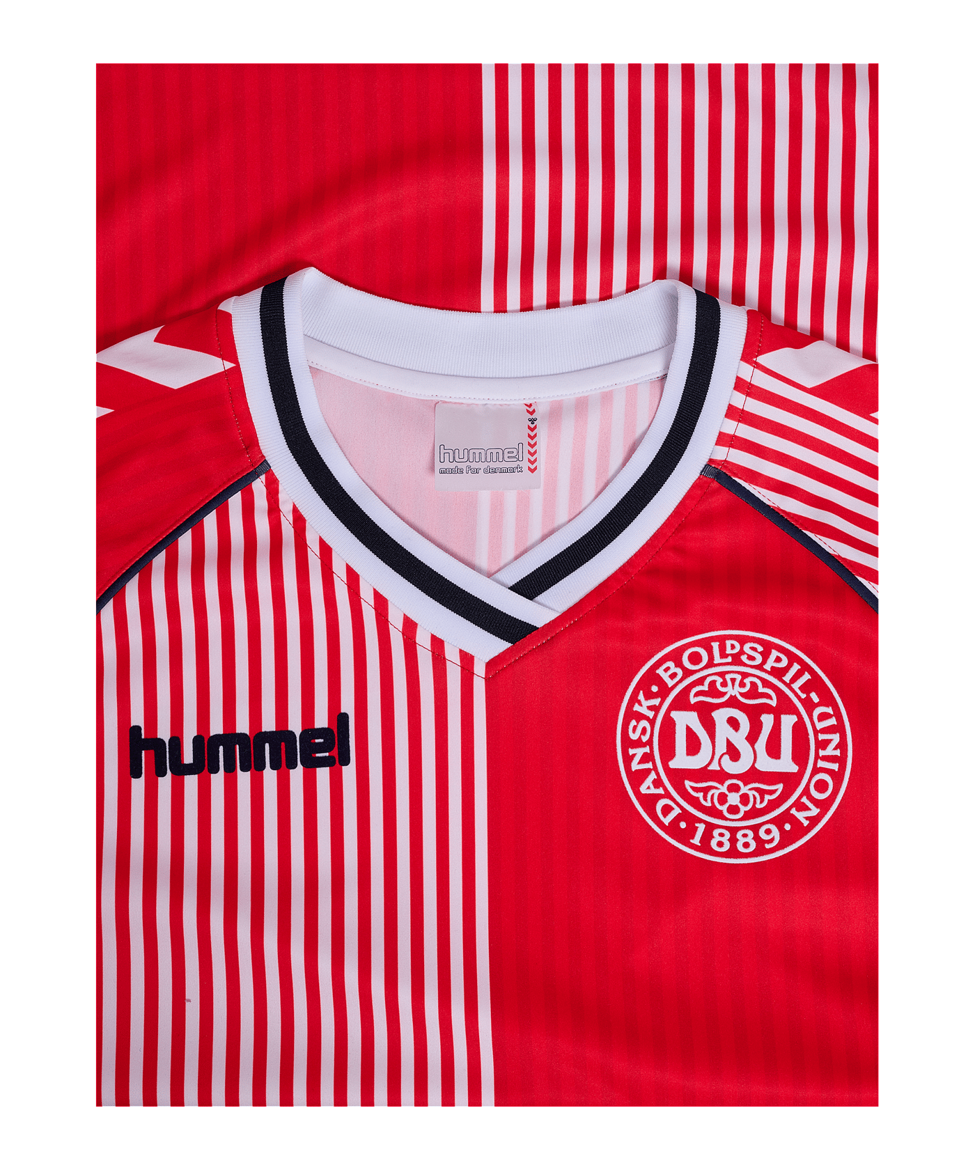 hummel DBU Dänemark 86 Replica Trikot Rot F3148 - rot