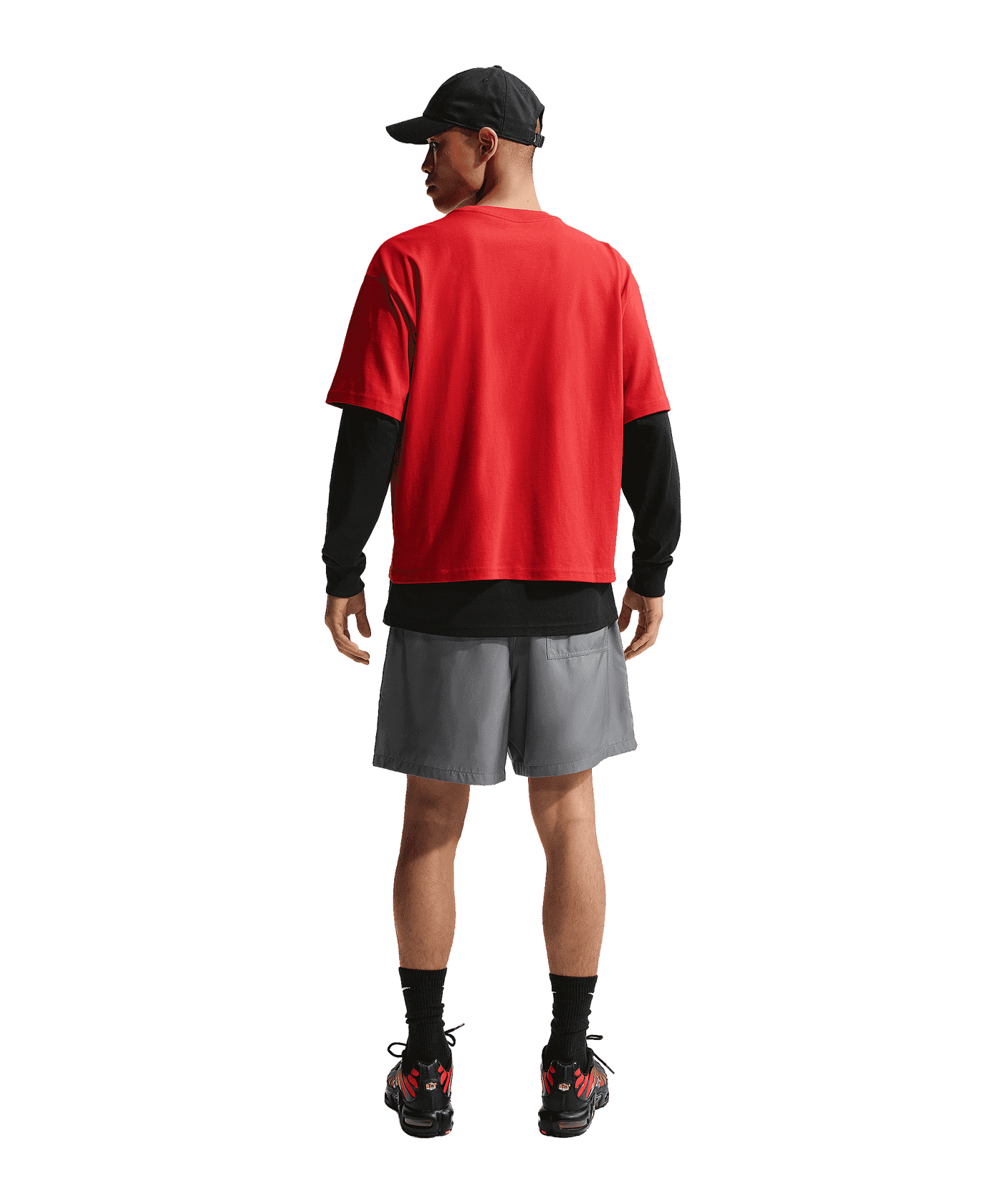 Nike Sportswear Club Woven Flow Short Grau F084 - grau