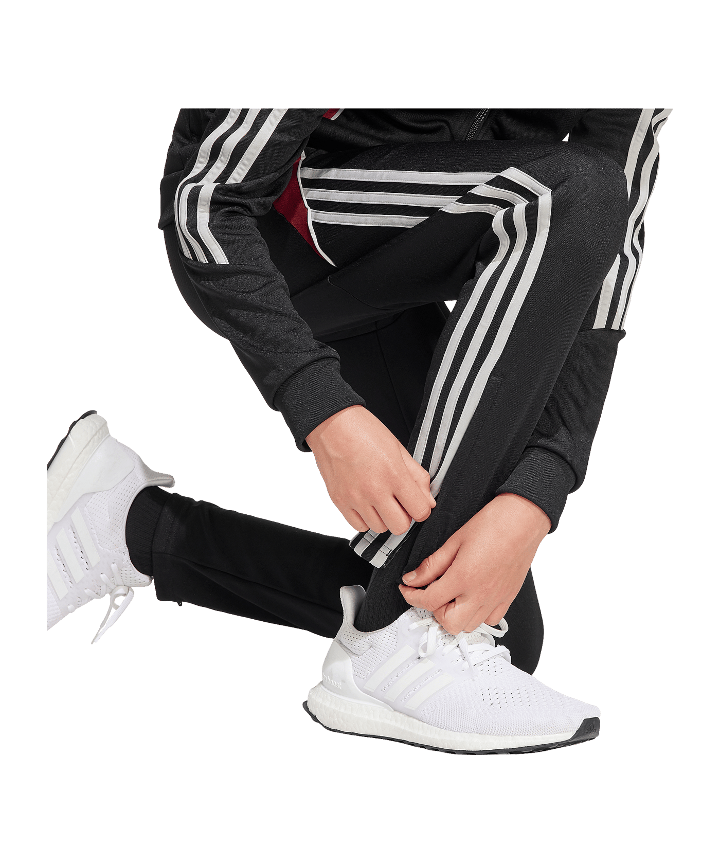 adidas Trainingshose Kids Schwarz Schwarz - schwarz