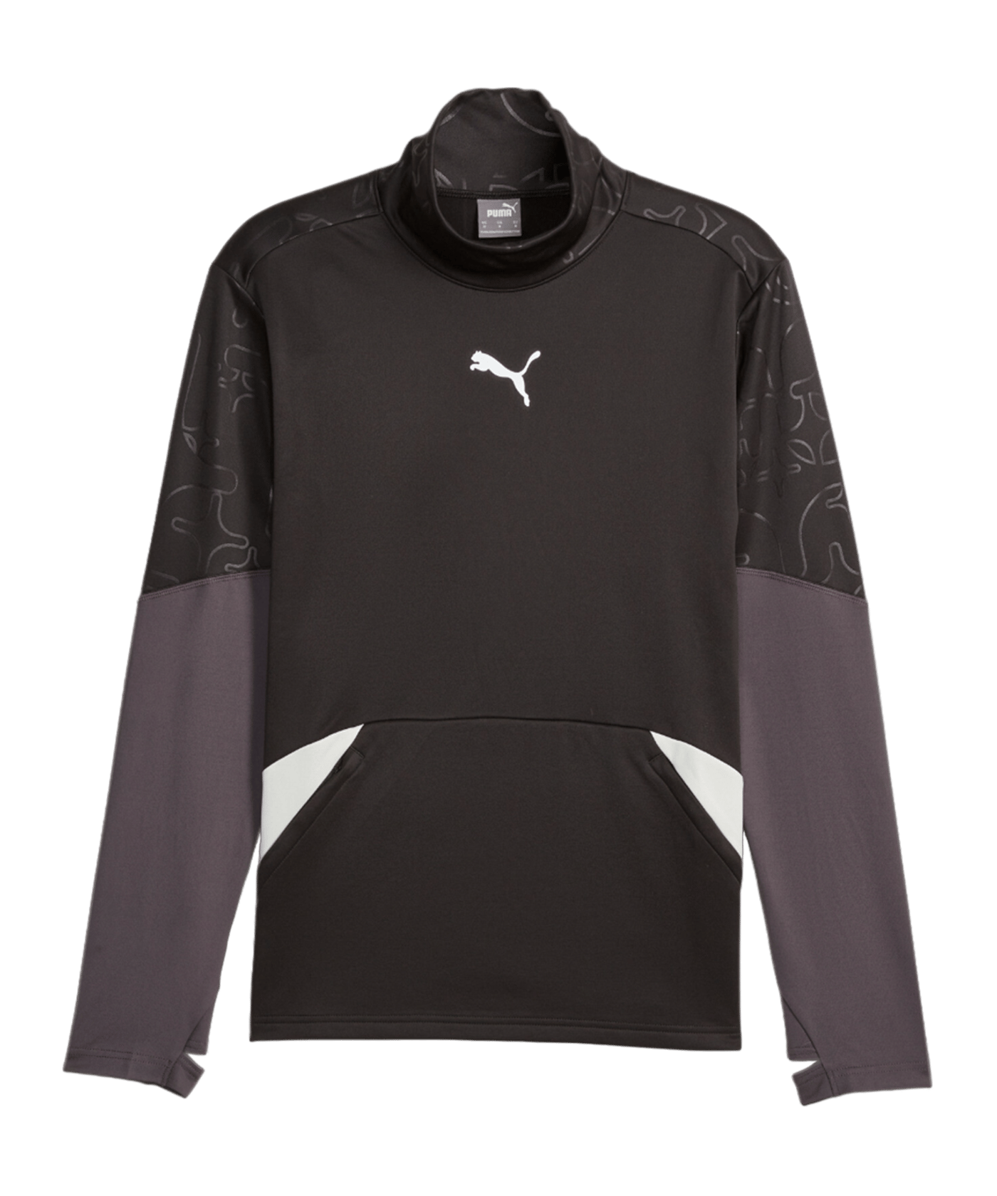 PUMA individual Winterized Sweatshirt Schwarz F03 - schwarz