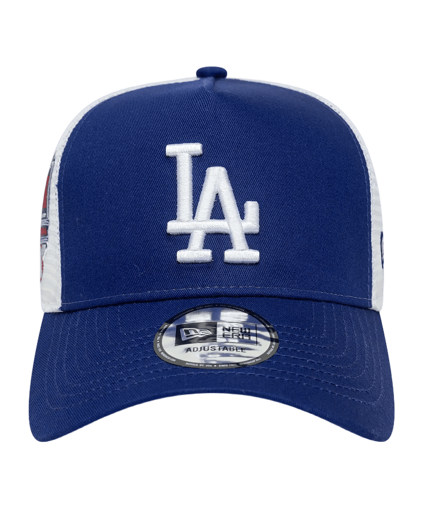 New Era Side Patch Trucker Losdod Cap Blau - blau