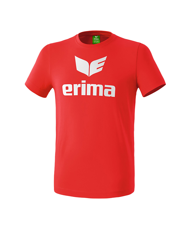 Erima Promo T-Shirt Kids Rot Weiss - rot