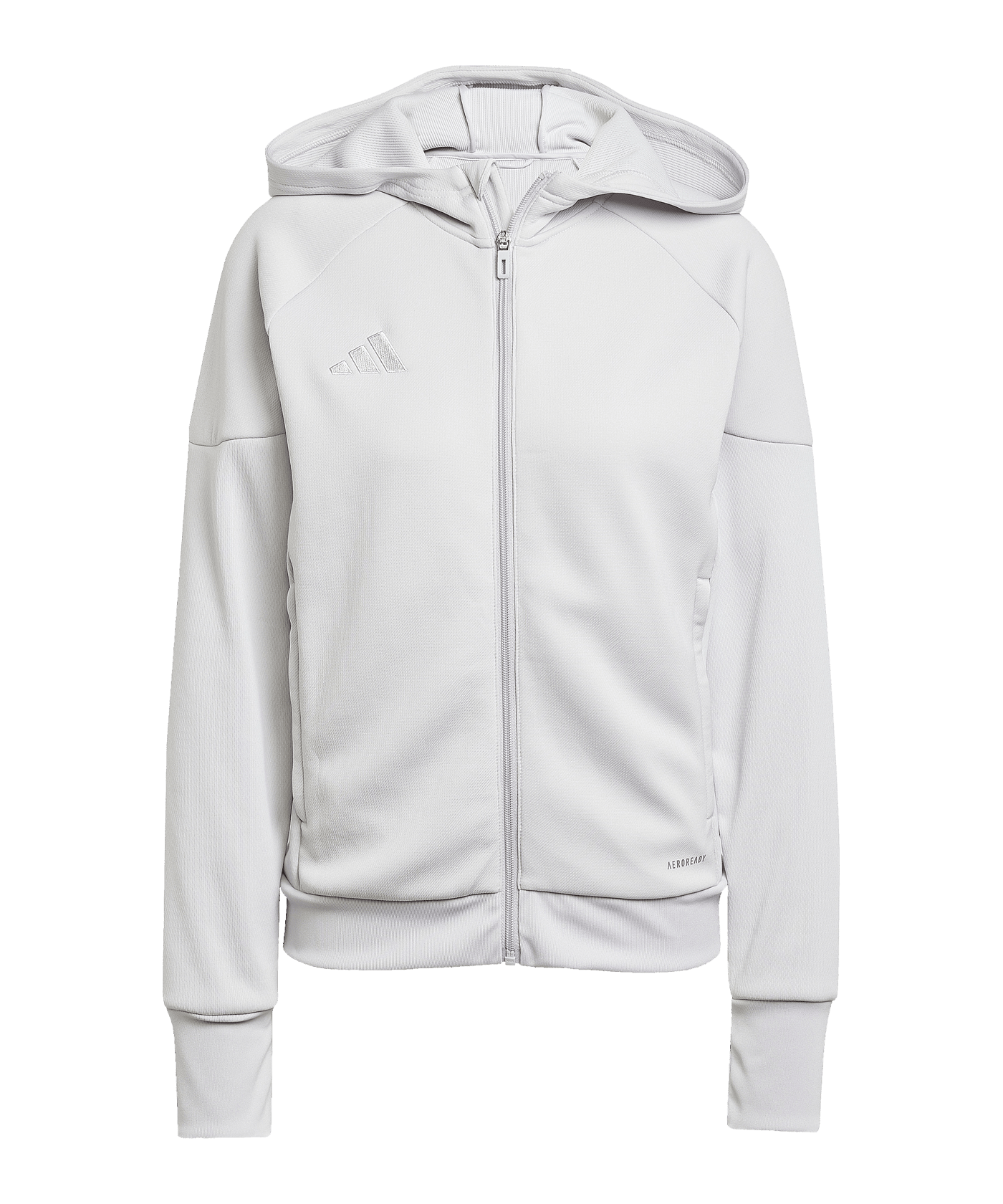 adidas Tiro 25 Travel Kapuzenjacke Damen Grau - grau