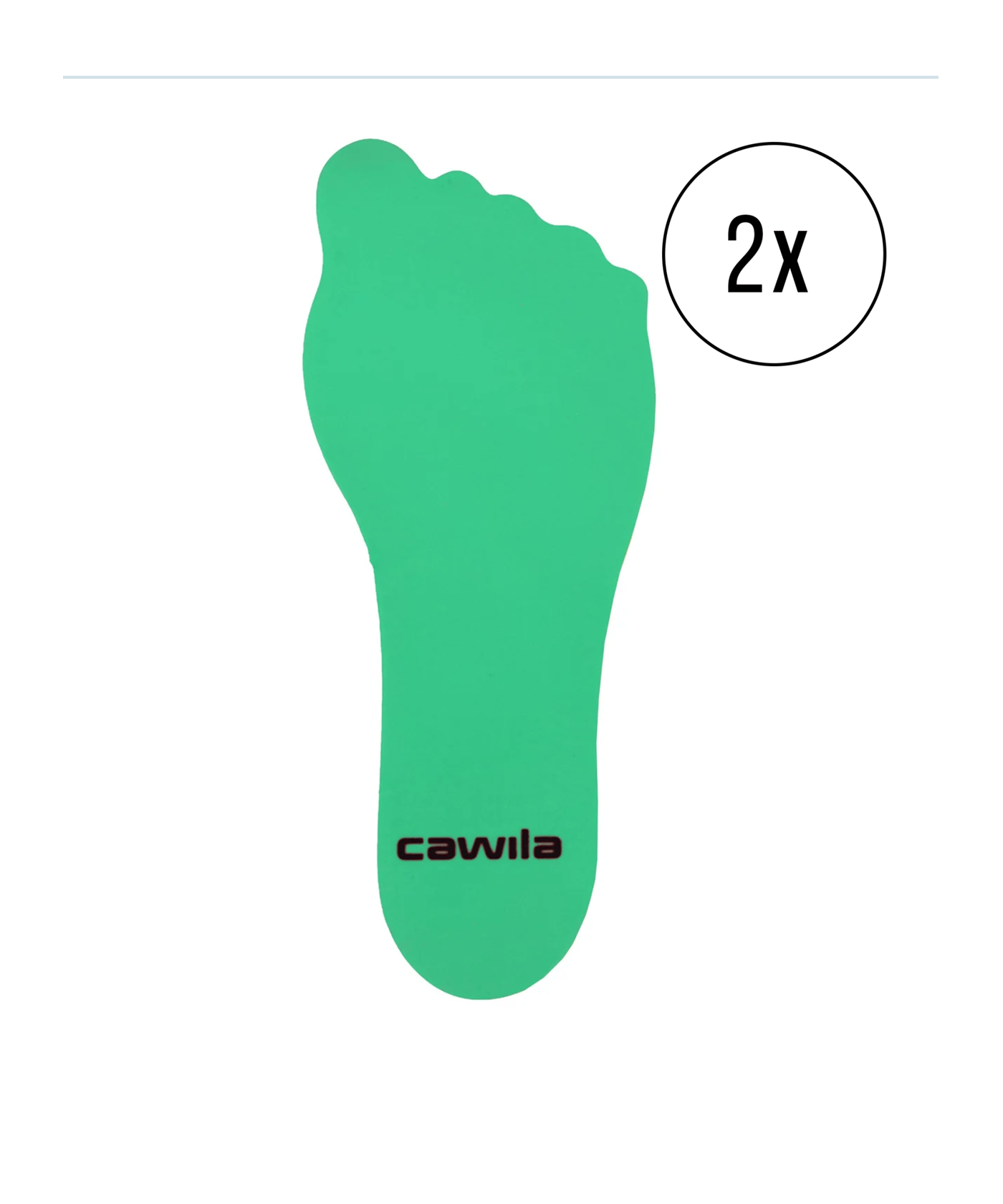 Cawila Marker-System Fuss 21cm 2er Set Grün - gruen