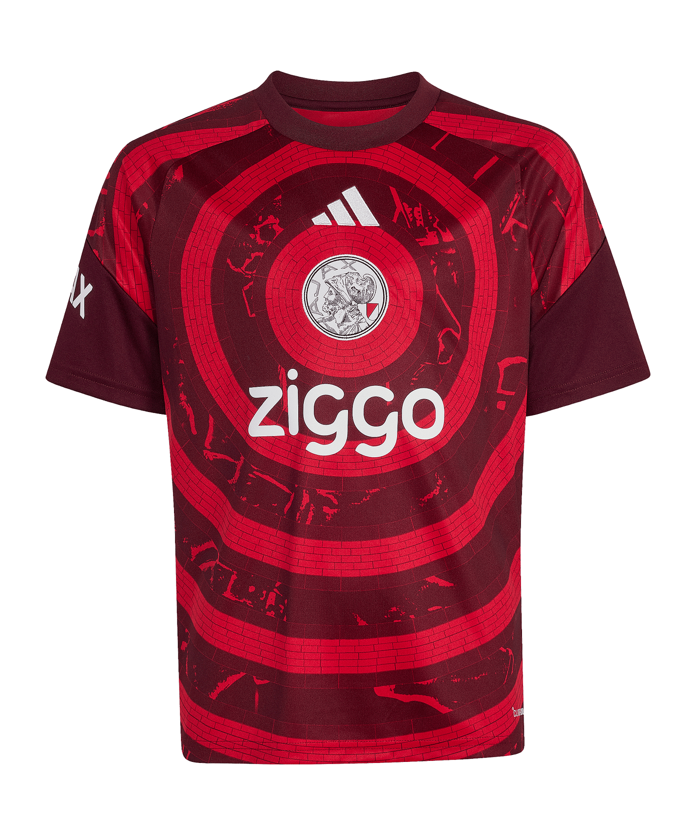 adidas Ajax Amsterdam Pre-Match Trikot 2026/2027 Kids Rot - rot