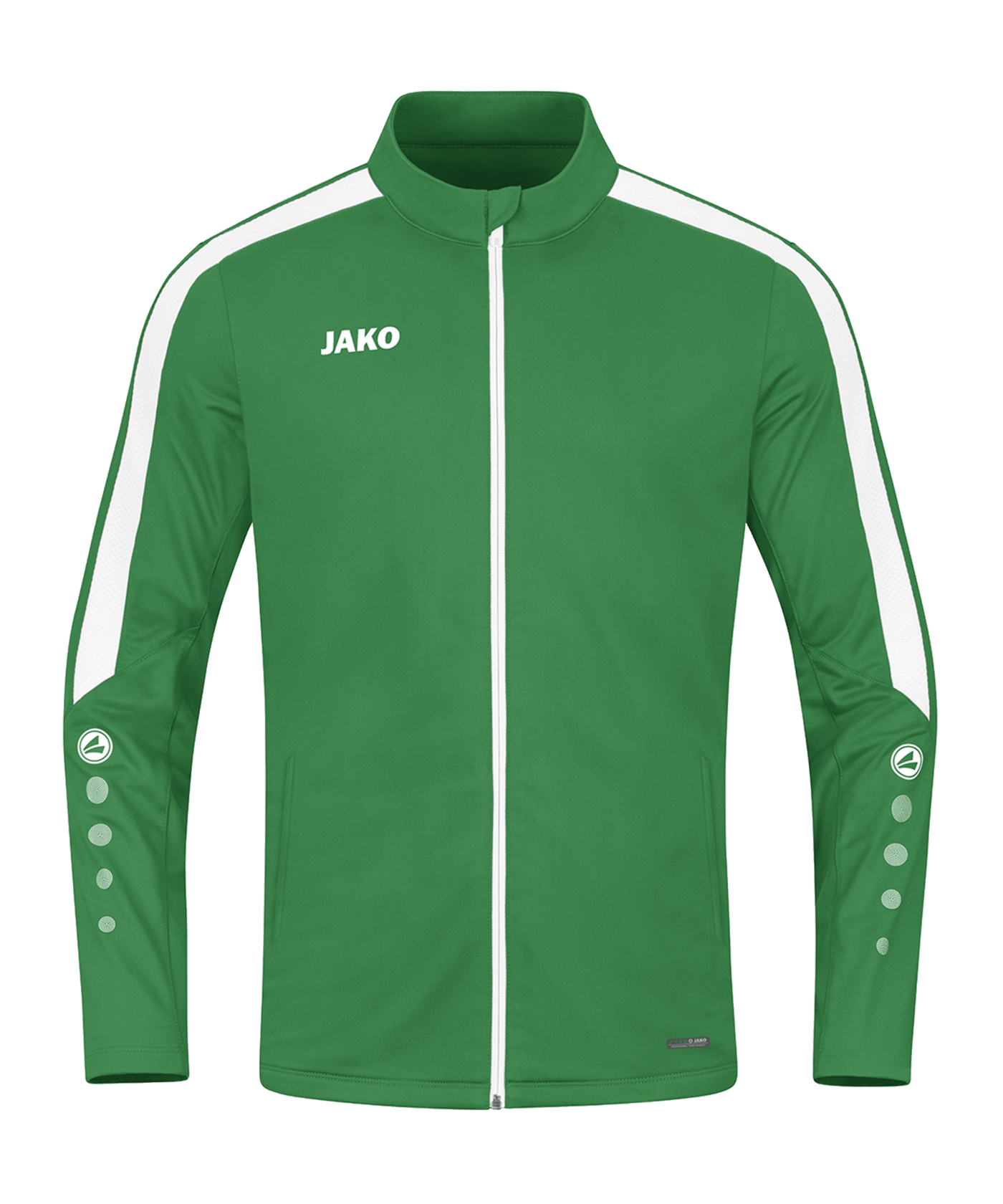JAKO Power Polyesterjacke Damen Grün Weiss F200 - gruen
