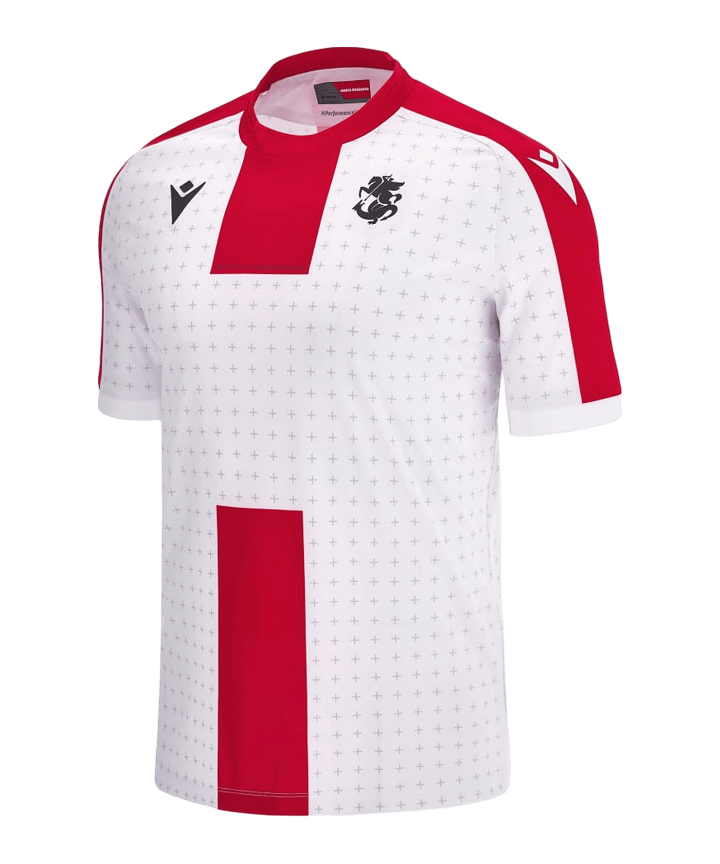 Macron Georgien Trikot Home EM 2024 Weiss - weiss