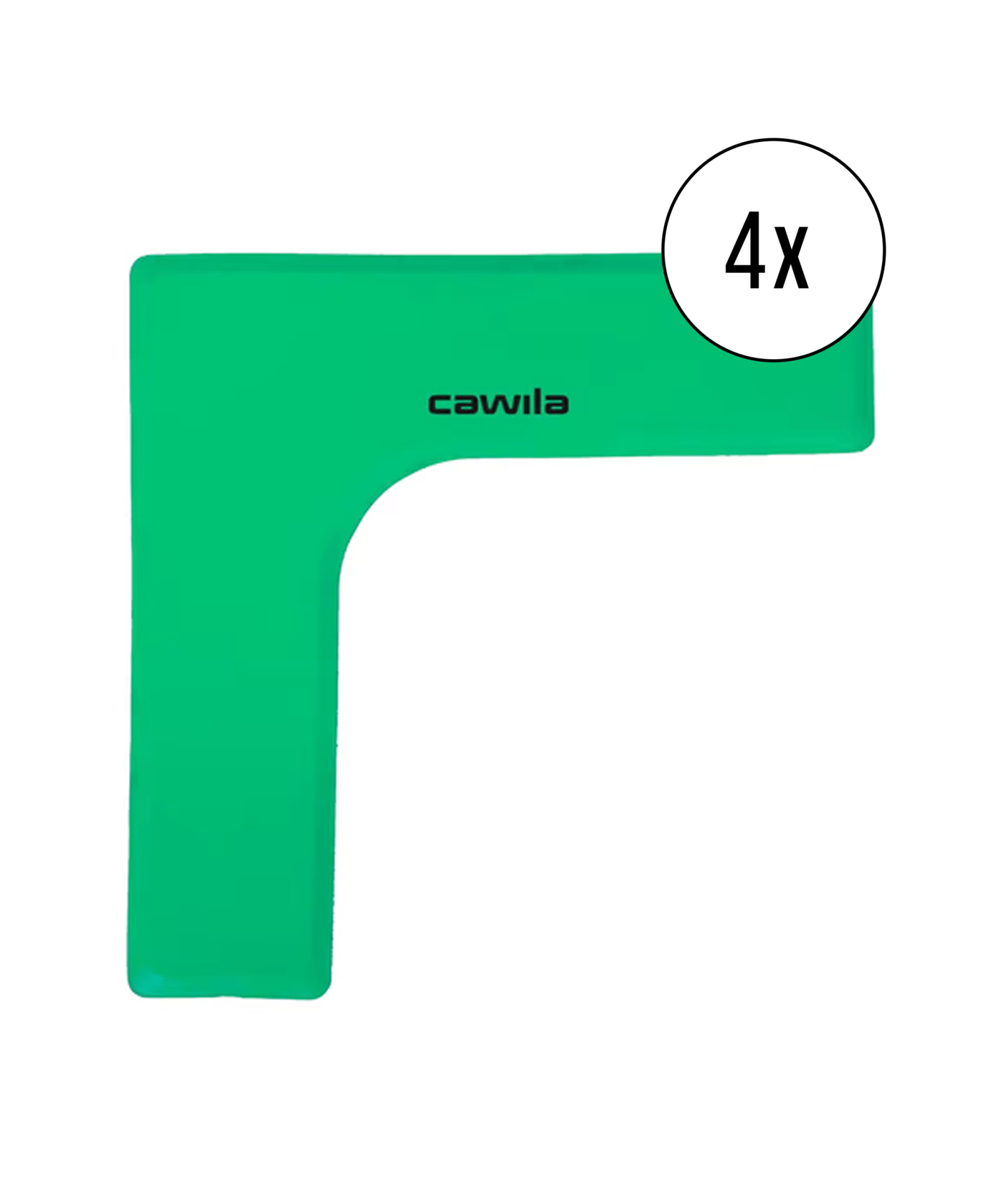 Cawila Marker-System Ecke 27 x 27 x 7,5cm 4er Set - gruen