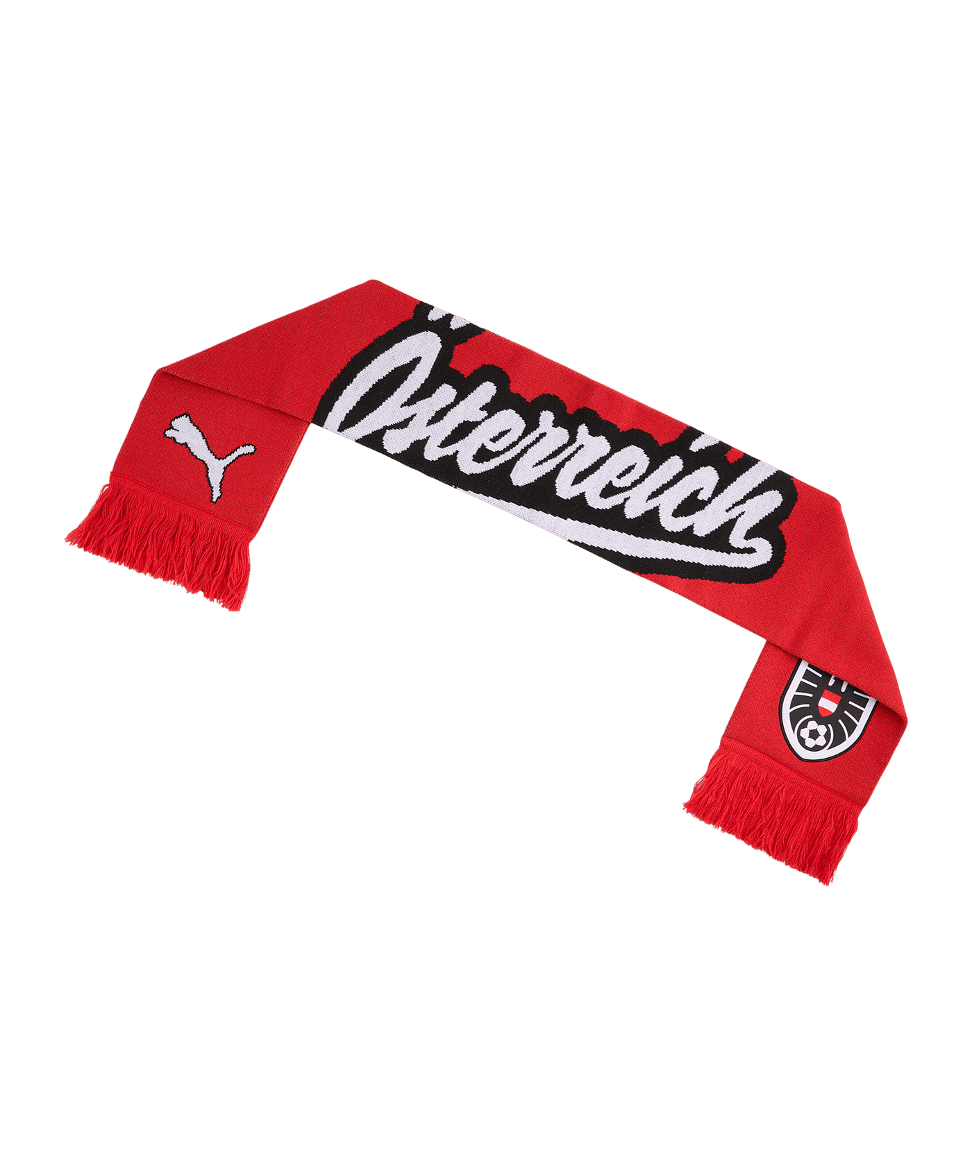 PUMA ÖFB Österreich Culture Schal Rot F02 - rot