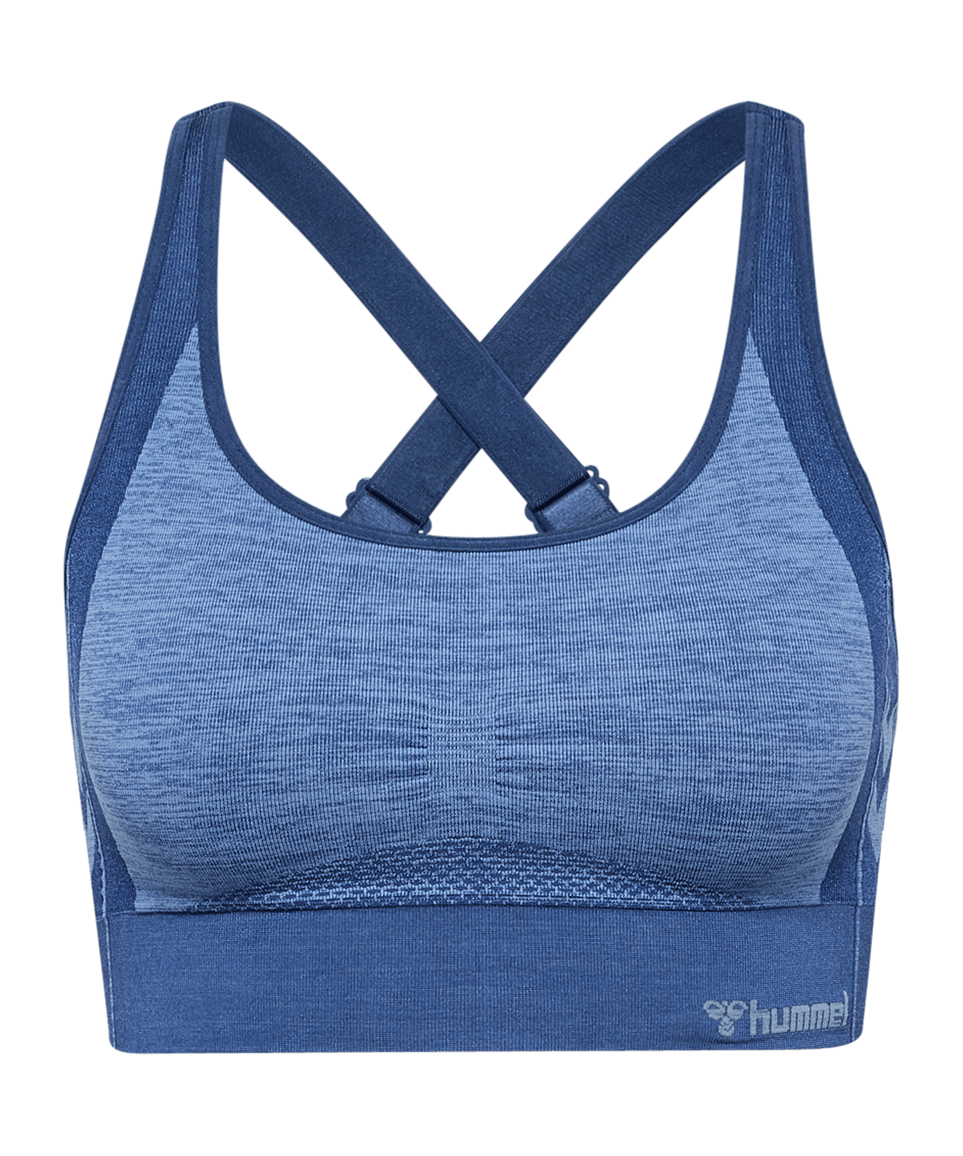 Hummel Mt Shine Seamless Sport-BH Damen Blau F7530 - blau