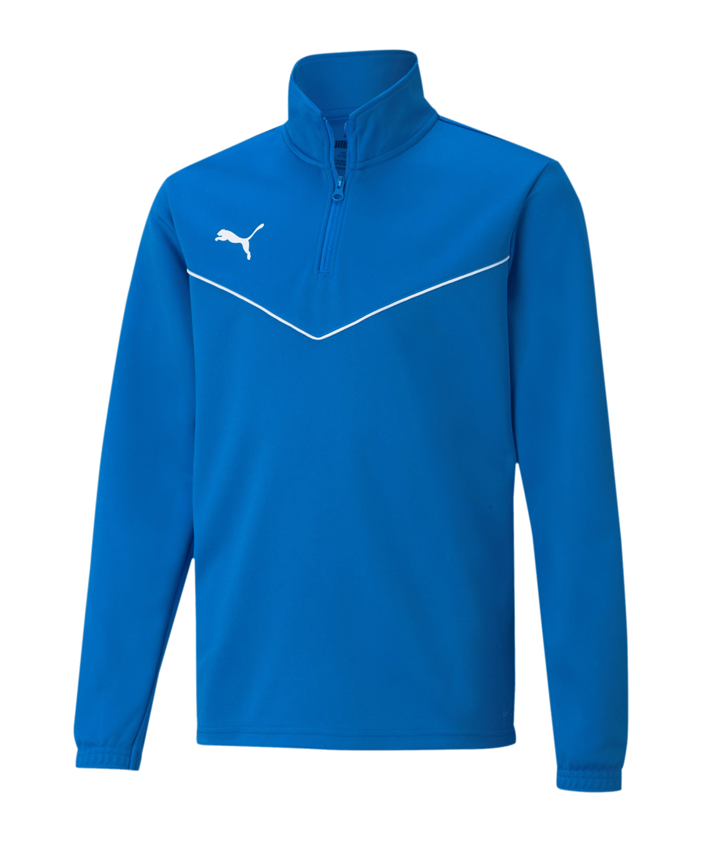 PUMA teamRISE HalfZip Sweatshirt Kids Blau F02 - blau