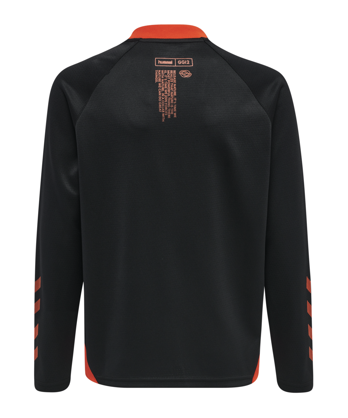 Hummel hmlGG12 HalfZip Sweatshirt Kids F2953 - schwarz