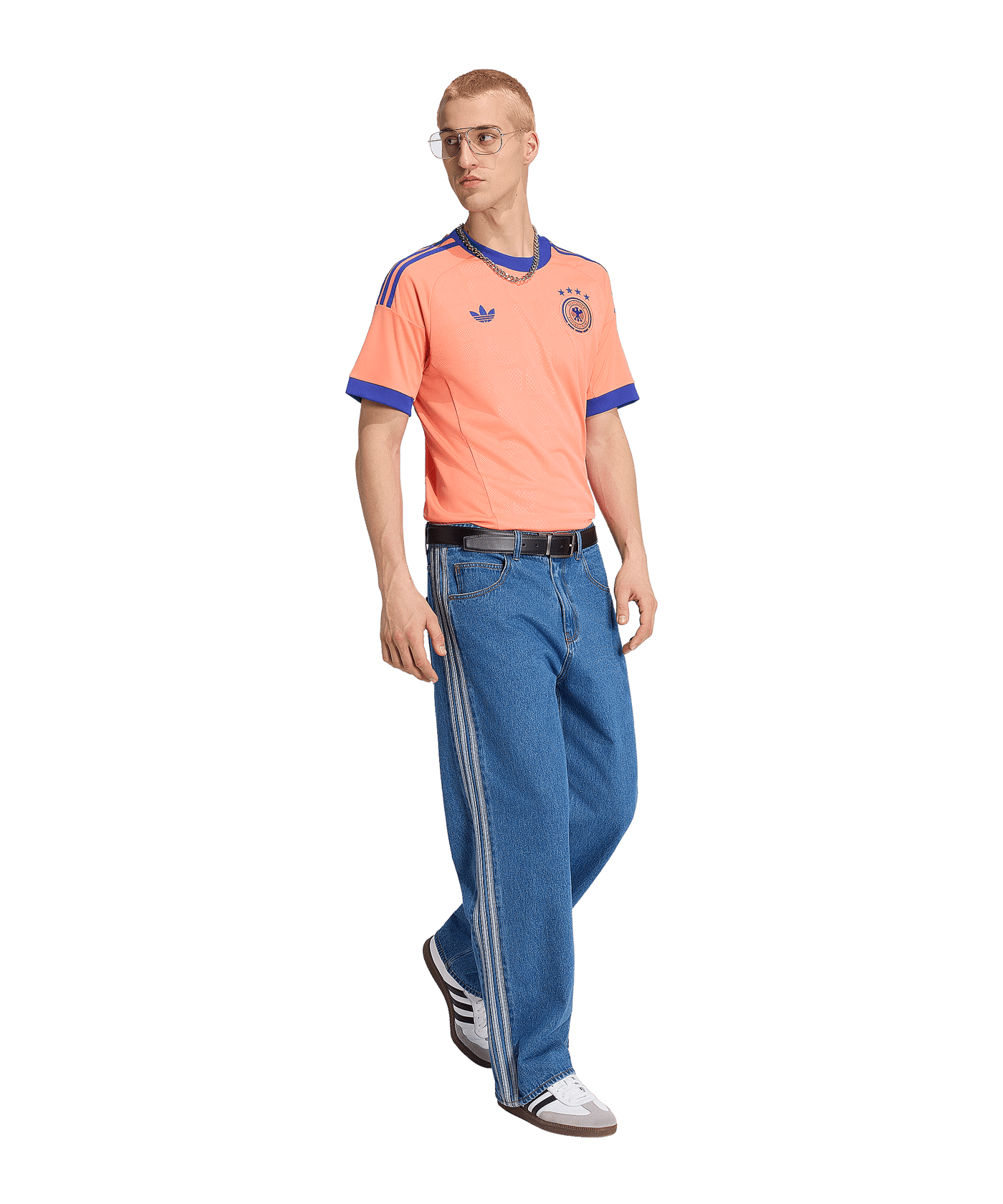 adidas DFB Deutschland Torwarttrikot kurzarm Away WM 2026 Orange - orange