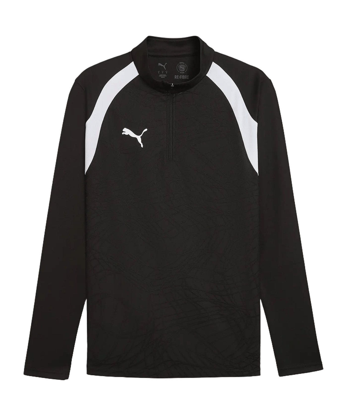 PUMA teamFINAL26 Training 1/4 Zip Top Schwarz F03 - schwarz