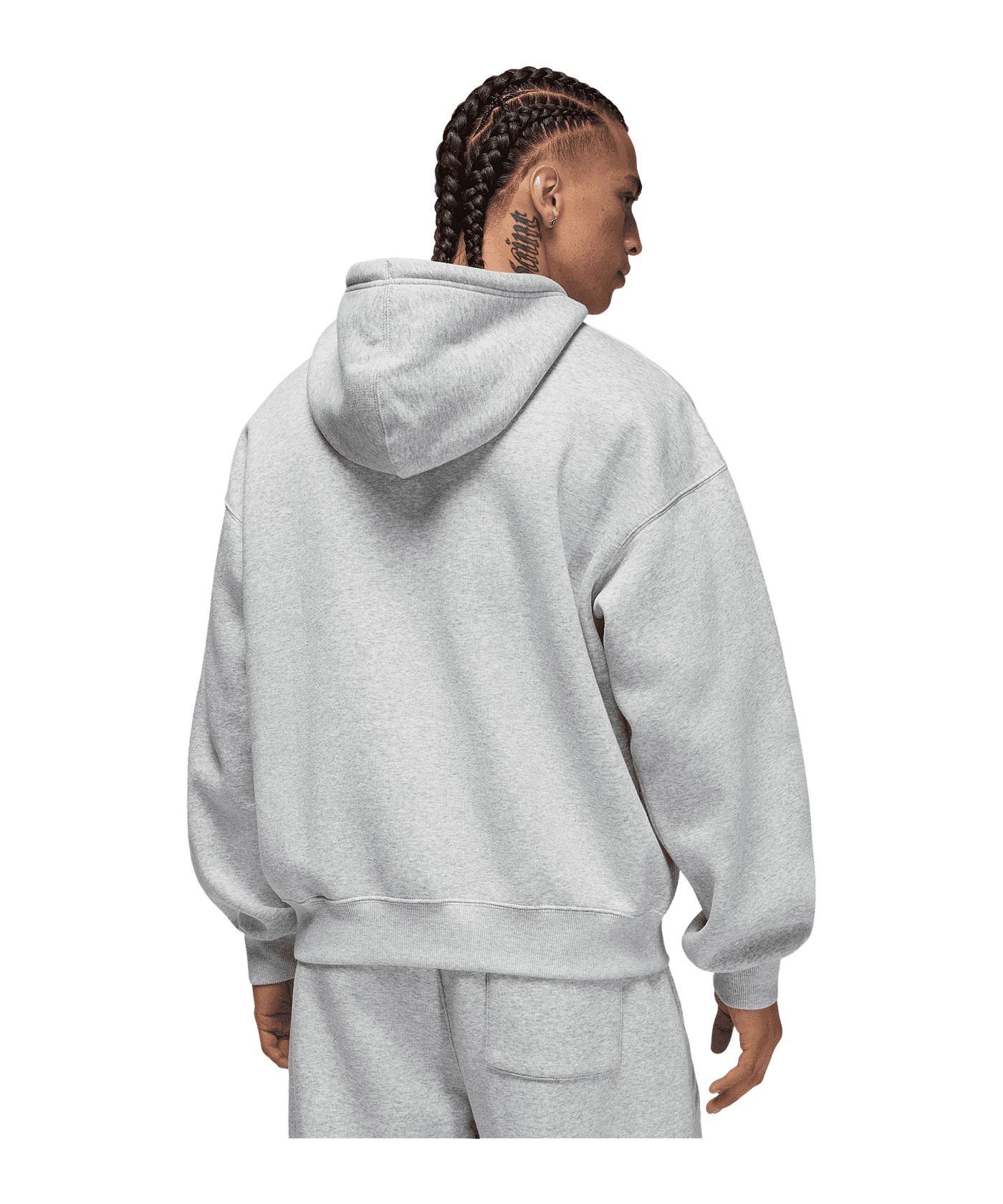 Jordan Brooklyn Oversized Kapuzenjacke Grau F050 - grau