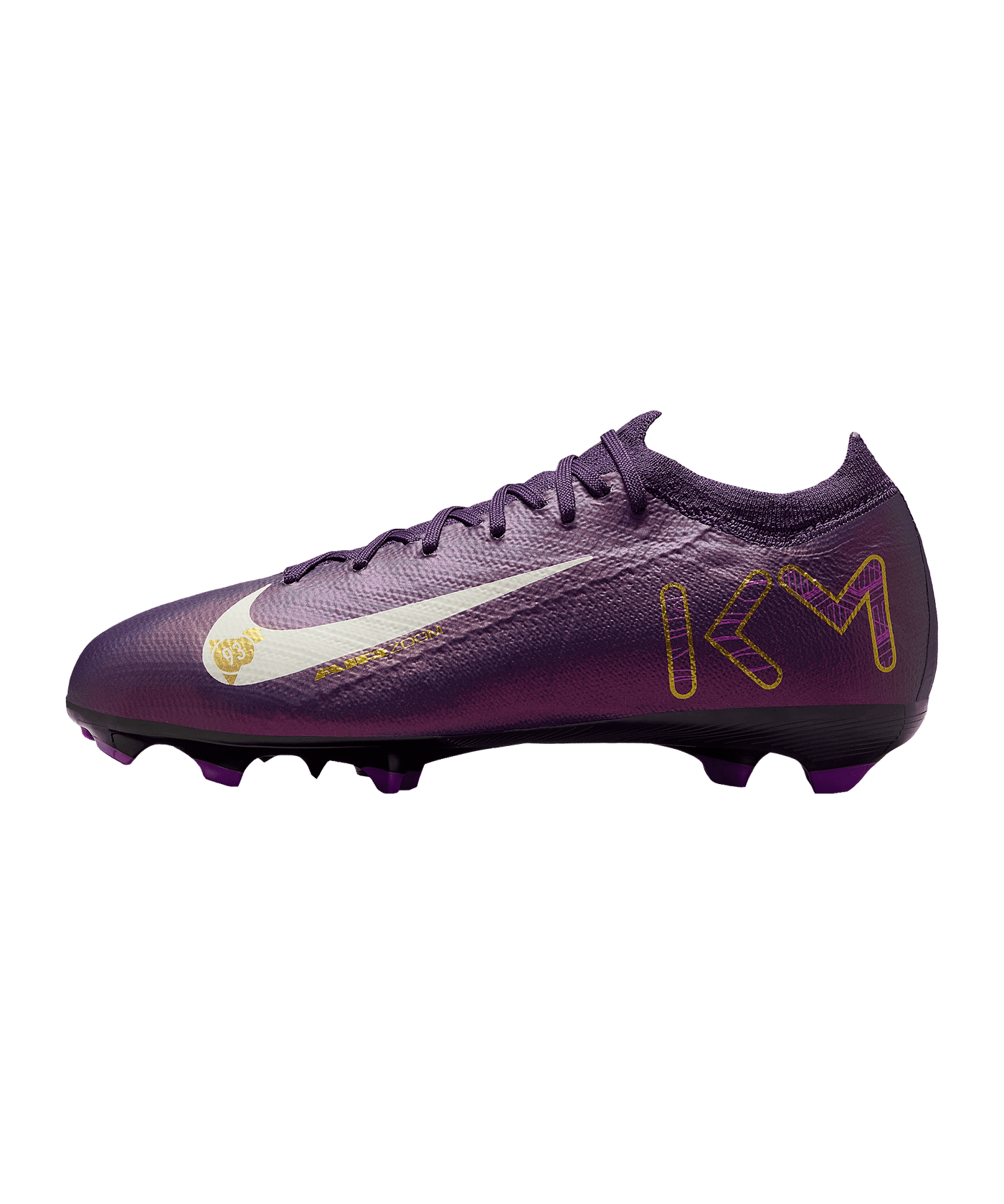 Nike Jr Air Zoom Mercurial Vapor XVI Pro FG Kylian Mbappe Signature Kids Lila F500 - lila