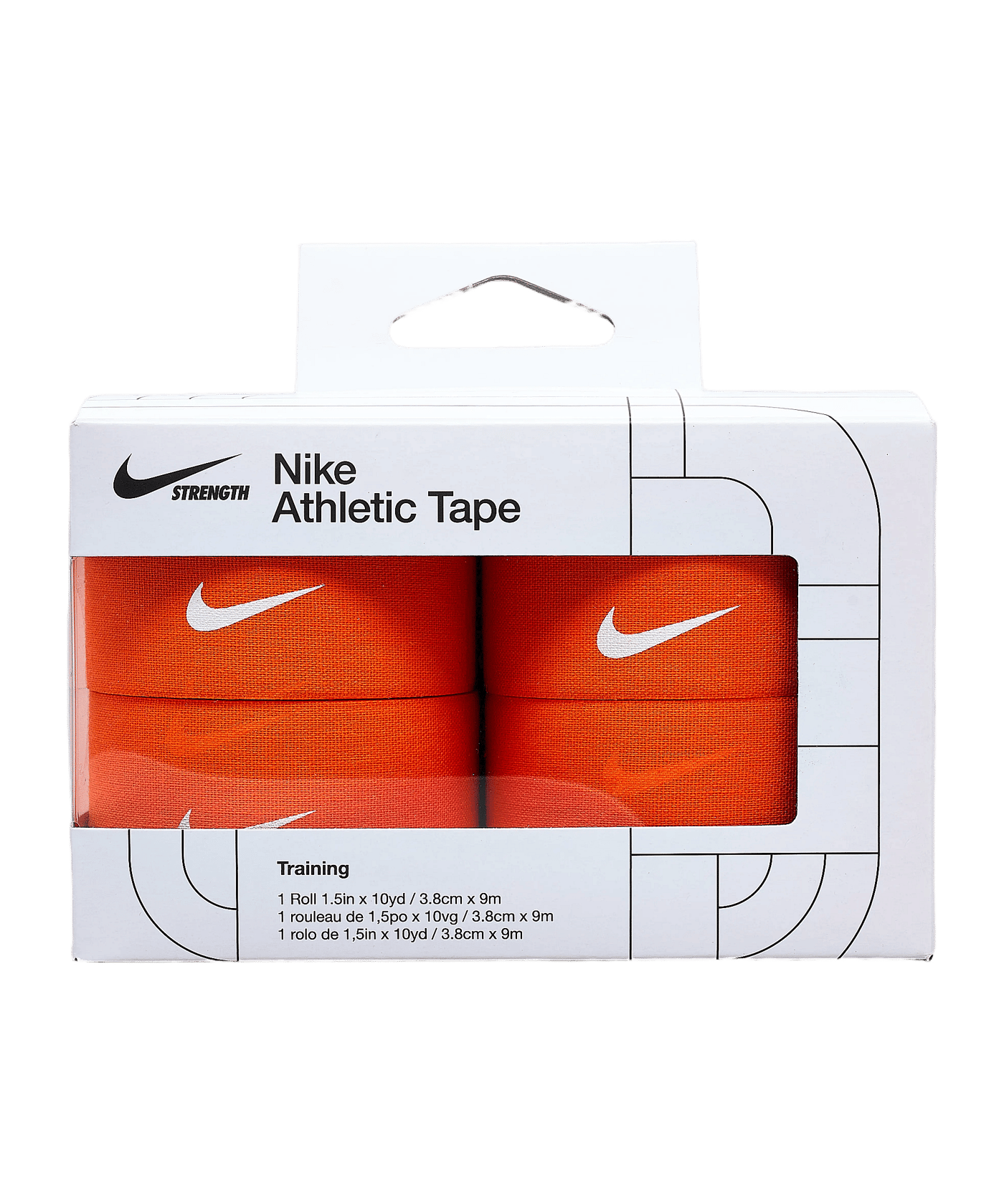 Nike Athletic 4er Pack Tape Orange Fsr30 - orange