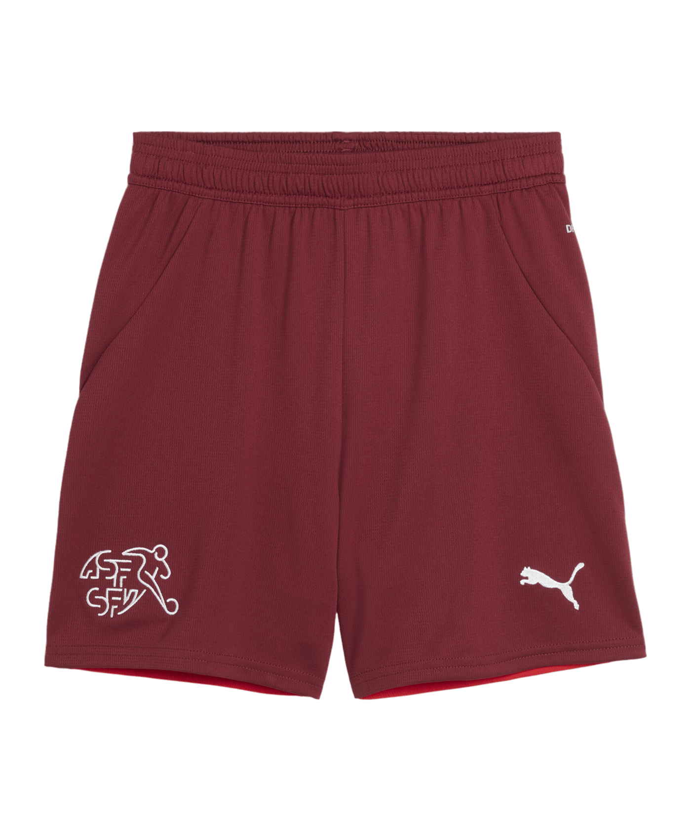 PUMA Schweiz Short EM 2024 Kids Rot F03 - rot