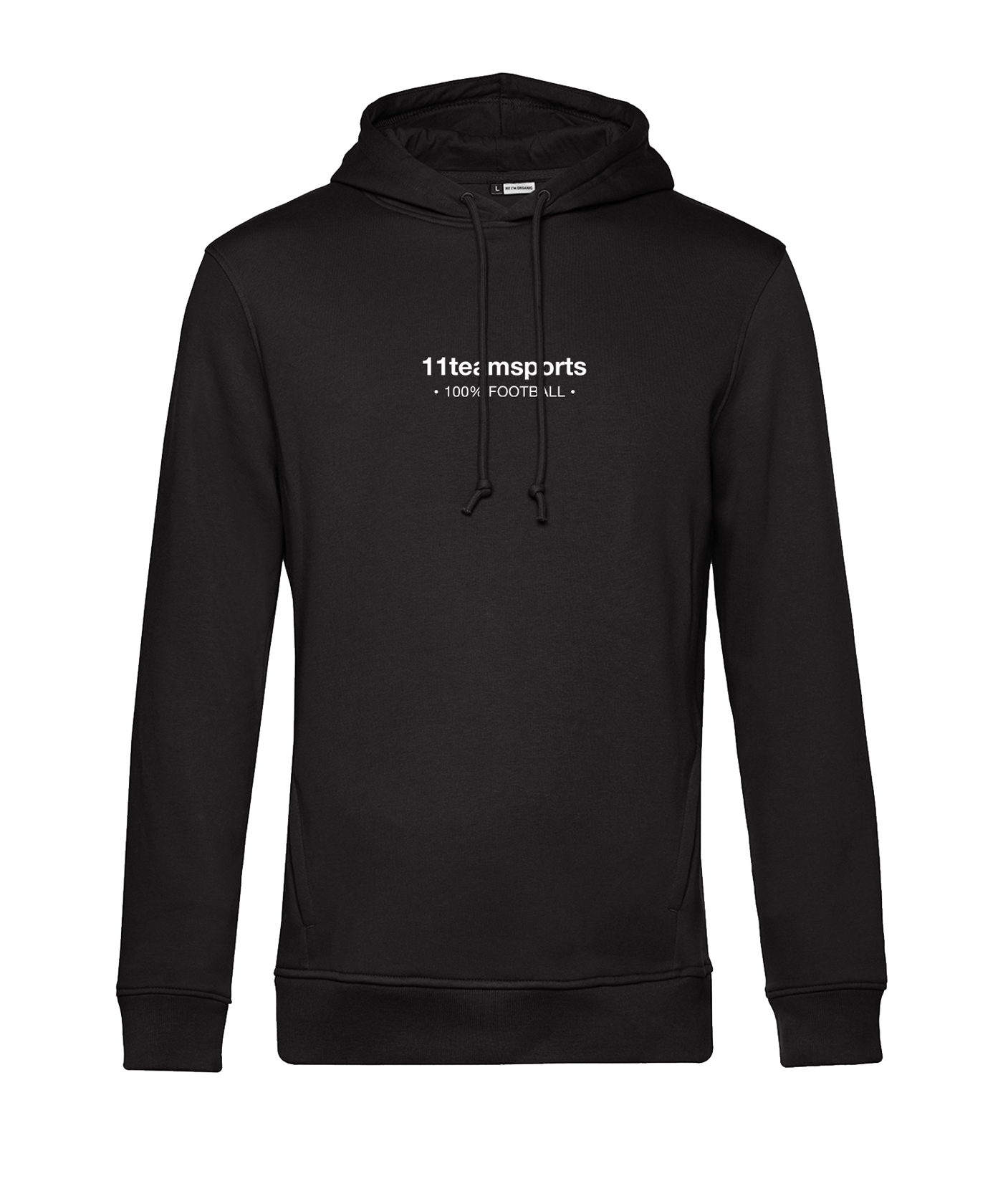 11teamsports 100 Prozent Hoody Schwarz Weiss - schwarz