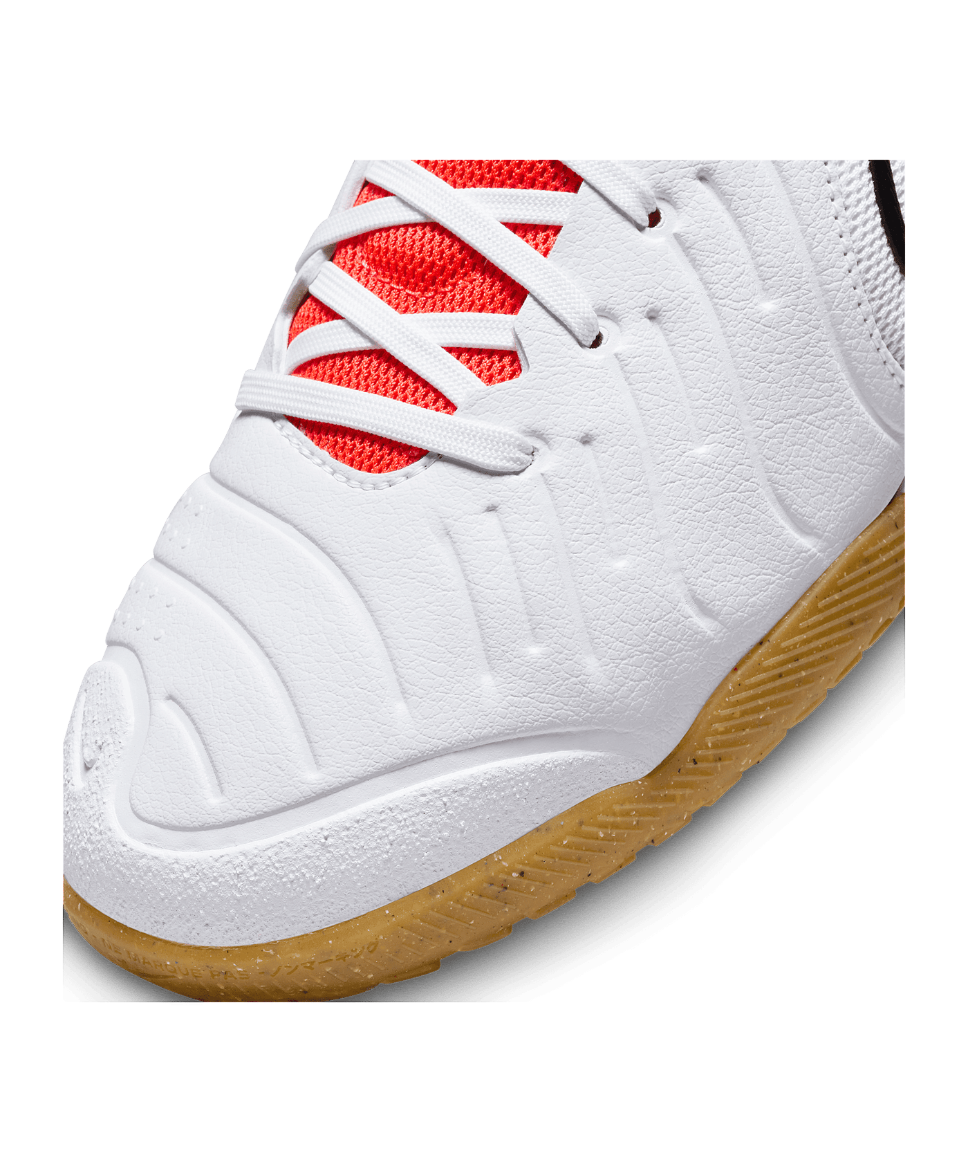 Nike Tiempo Legend X Academy IC Halle Ready Weiss Schwarz Rot F100 - weiss