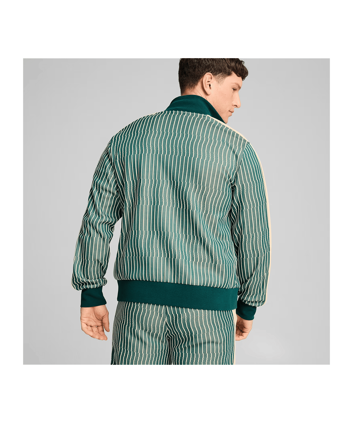 PUMA The Players Lane T7 Freizeitjacke Grün F60 - gruen
