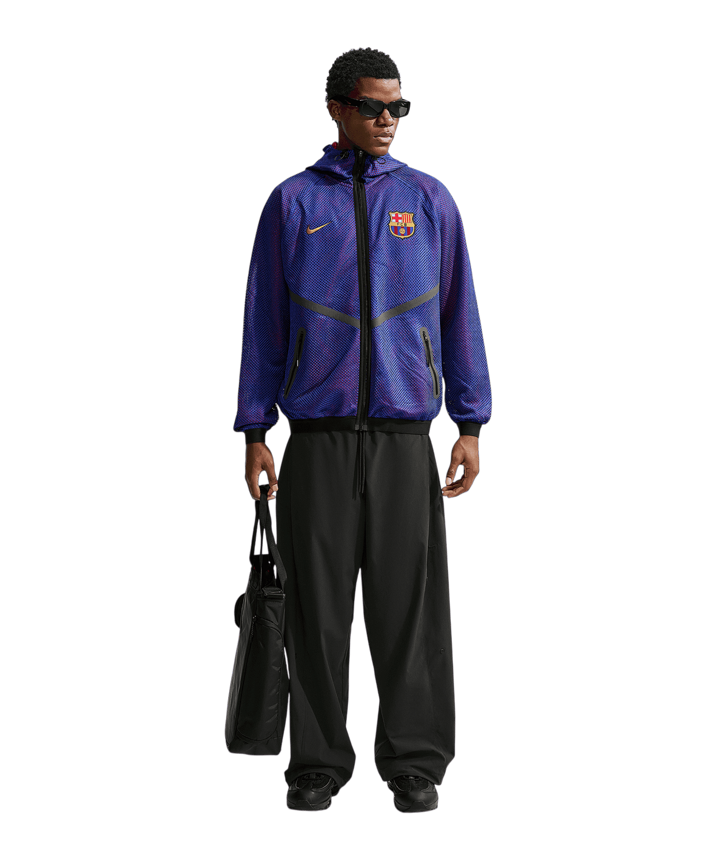 Nike FC Barcelona Anthem Jacke Blau F455 - blau