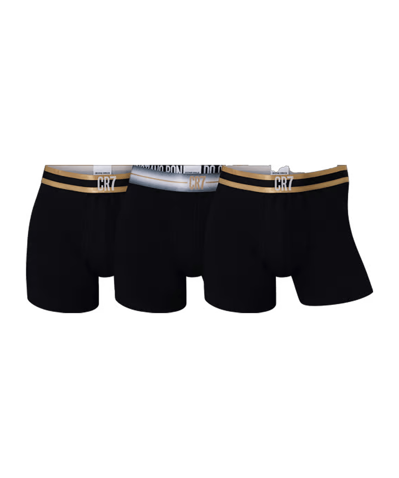 CR7 Basic Trunk Boxershort 3er Pack Schwarz F2758 - schwarz