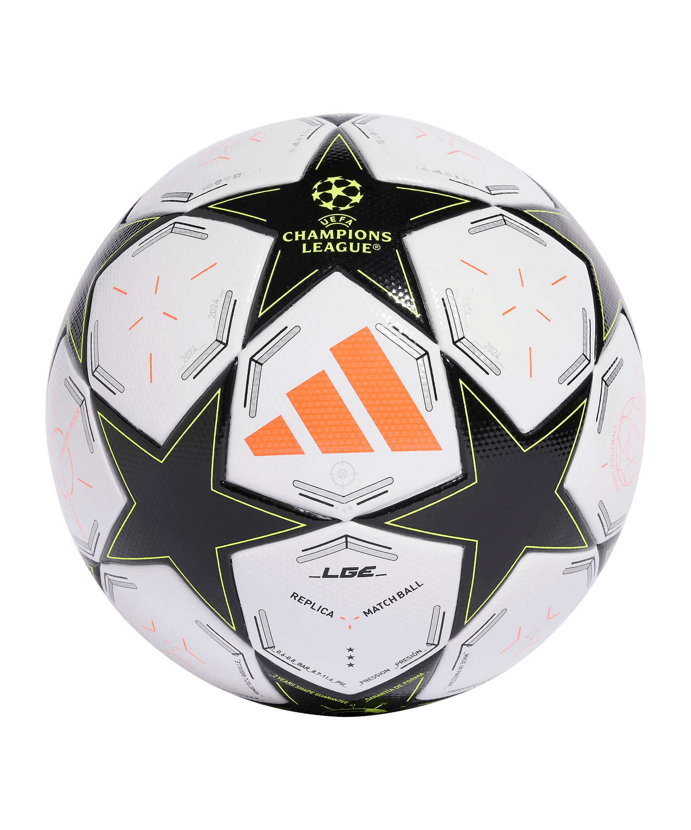adidas UCL League Trainingsball Weiss - weiss