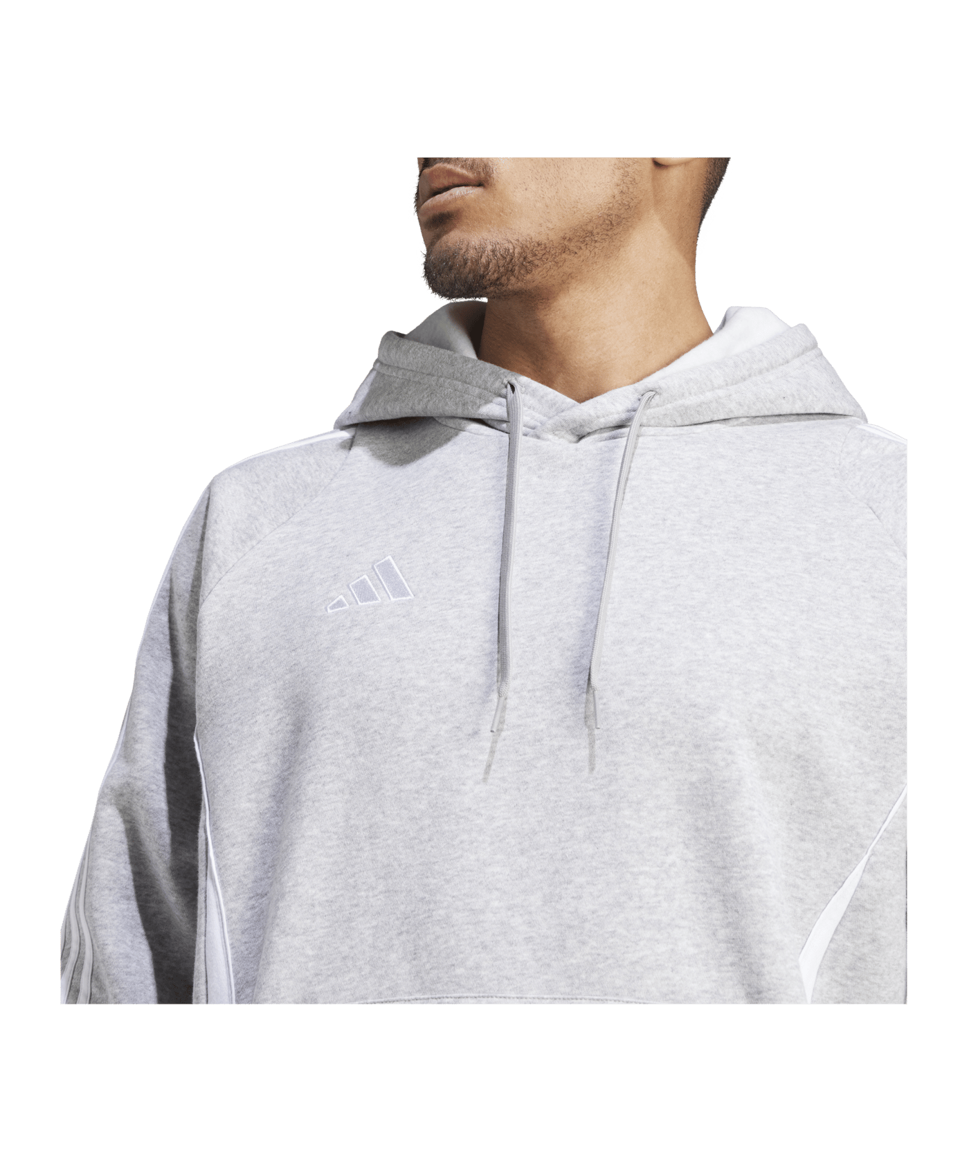 adidas Tiro 24 Hoody Grau Weiss - grau
