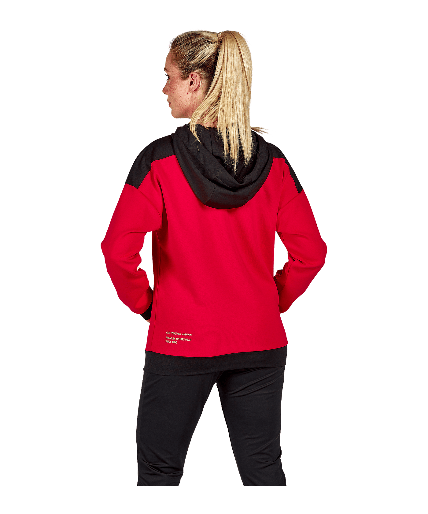 Erima Change by Hoody Damen Rot Schwarz - rot