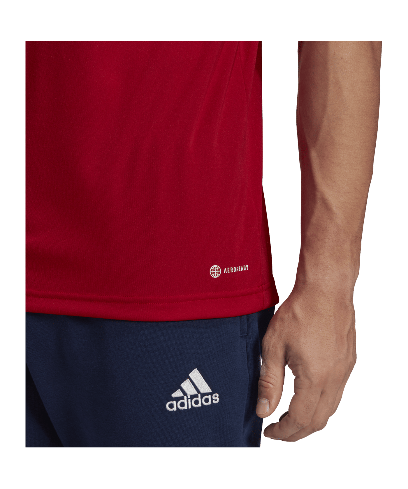 adidas Entrada 22 Poloshirt Rot - rot