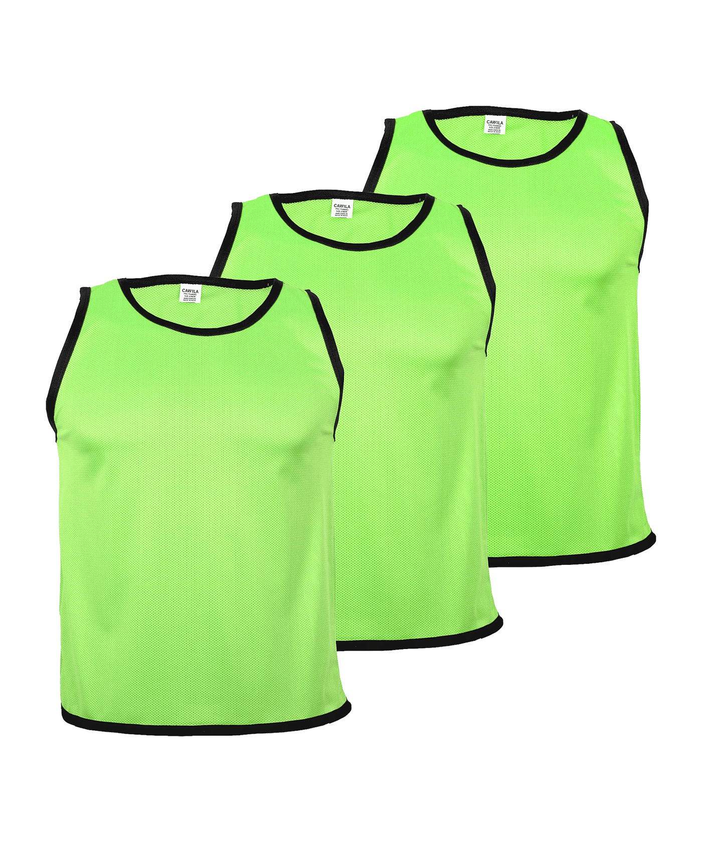 Cawila ACADEMY Trainingsleibchen 3er Set Grün - gruen