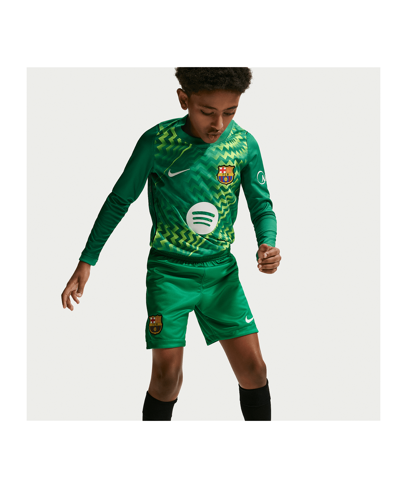 Nike FC Barcelona Torwartshort 2026/2027 Kids Grün F324 - gruen